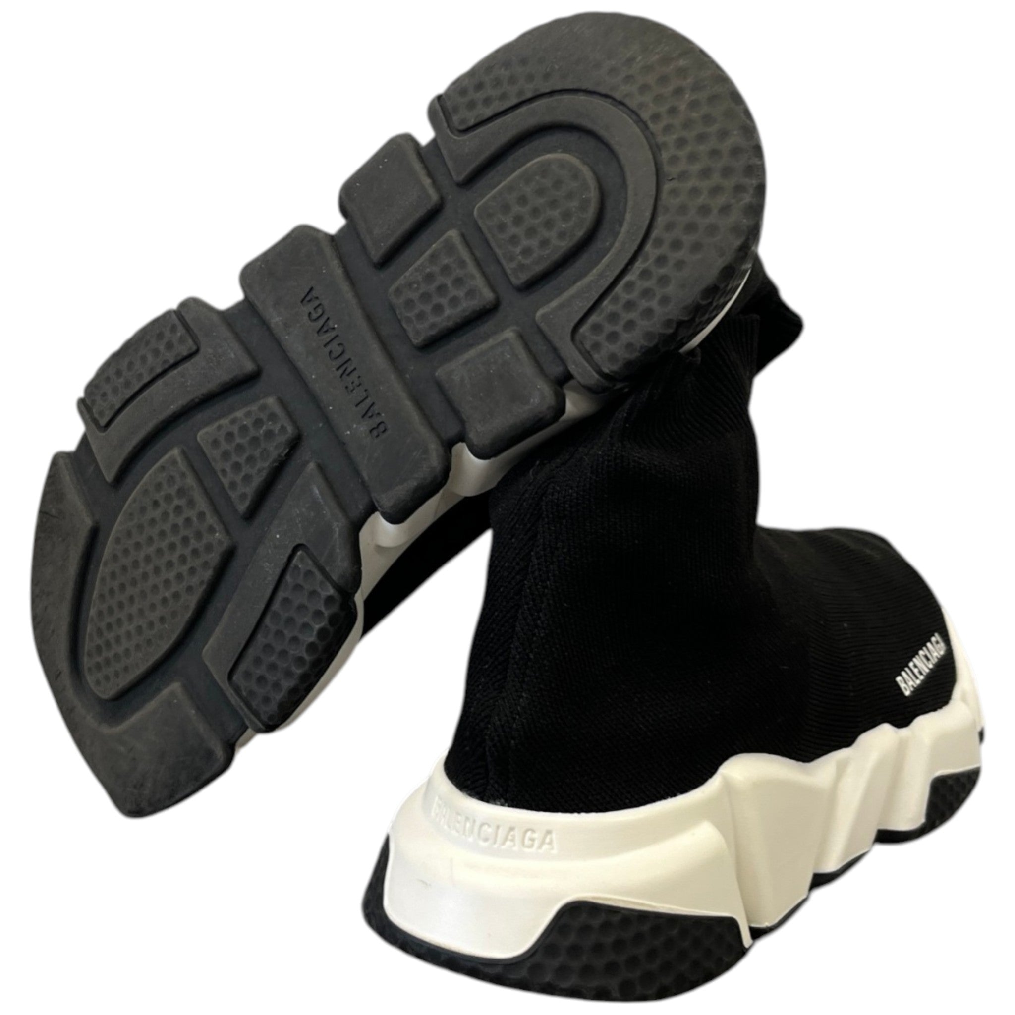 Women's Sock Runners High Trainers Black Size EU 38 / UK 5