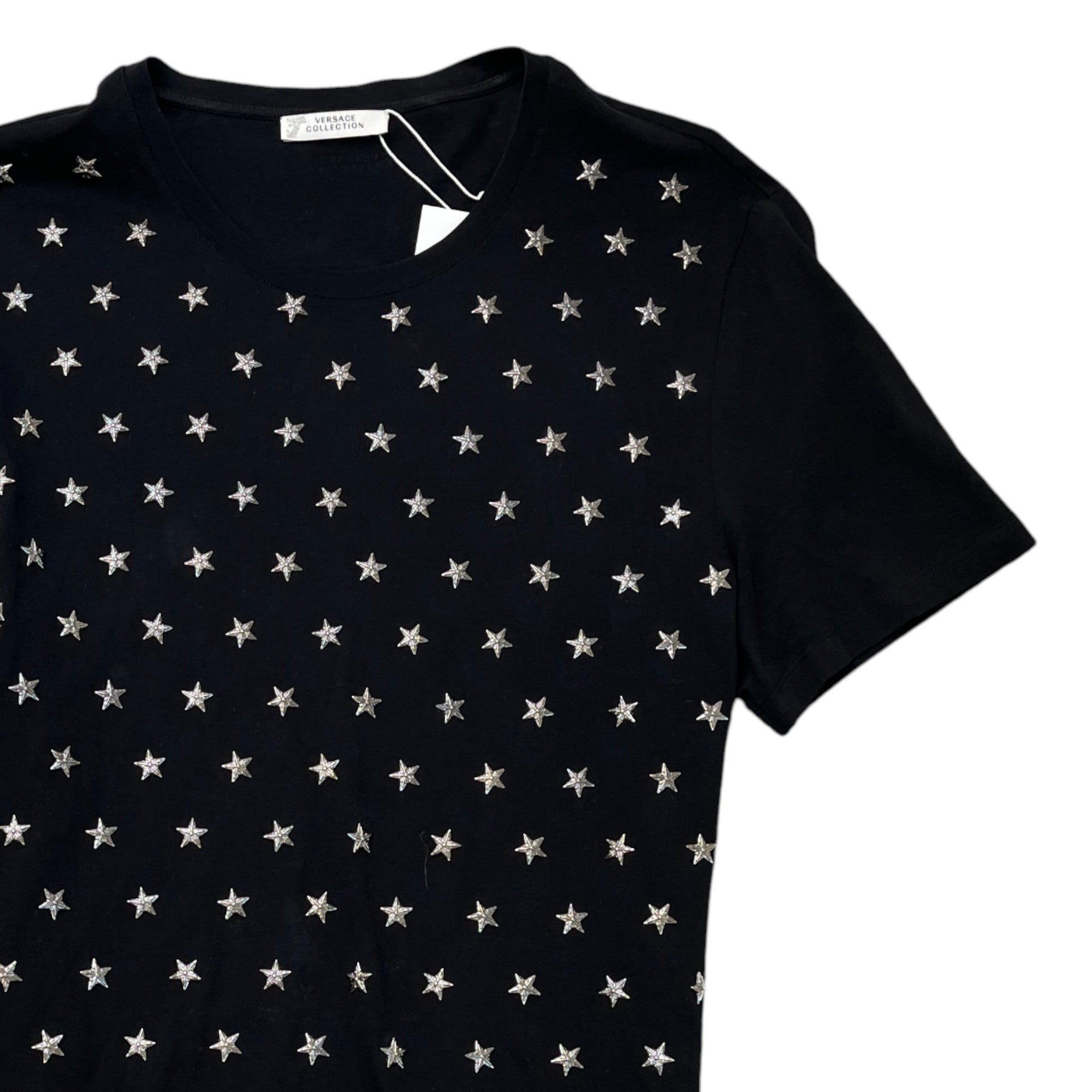 Men's Star T-Shirt Black Size M