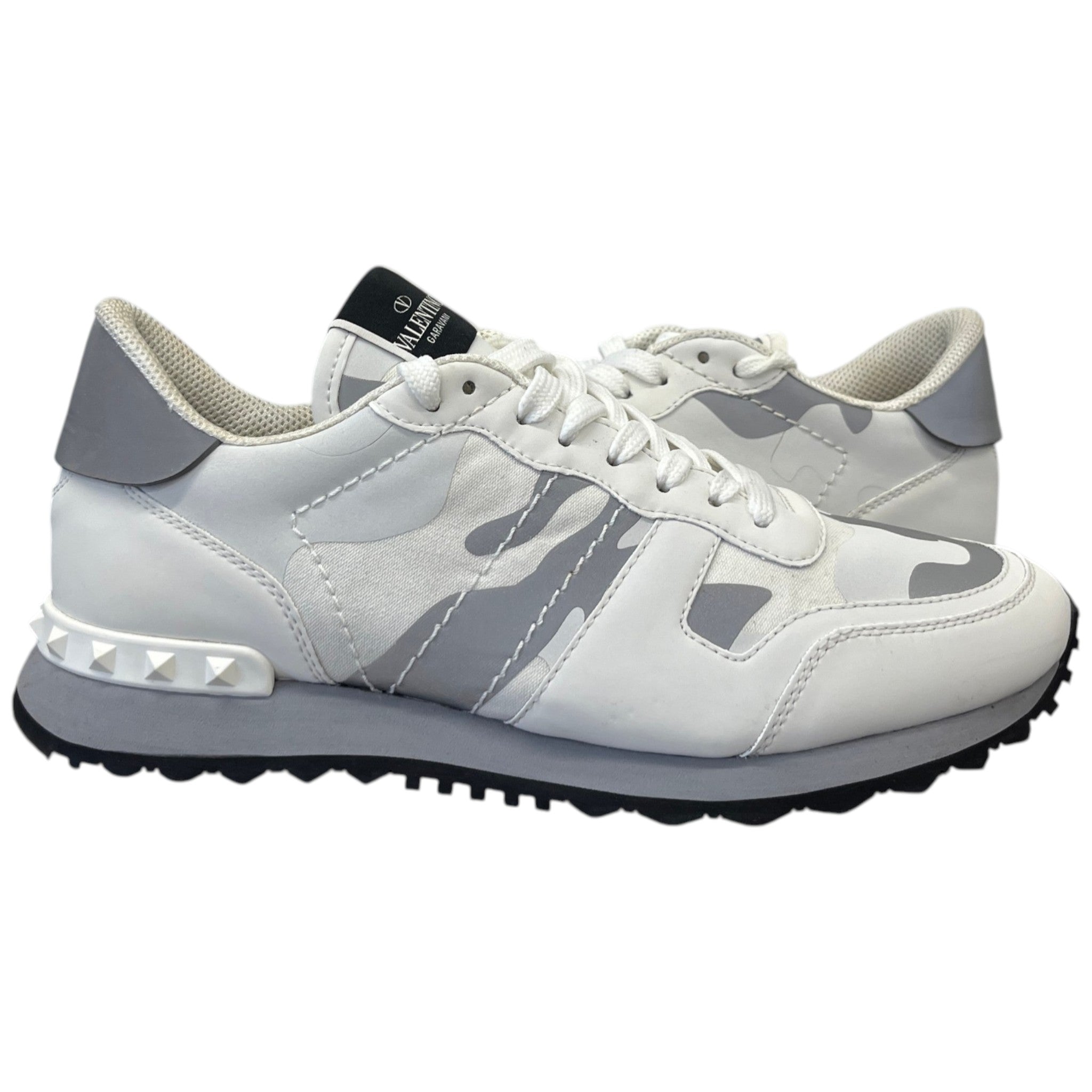 Men's Camouflage Rockrunner Low Trainers White Size EU 40 / UK 6