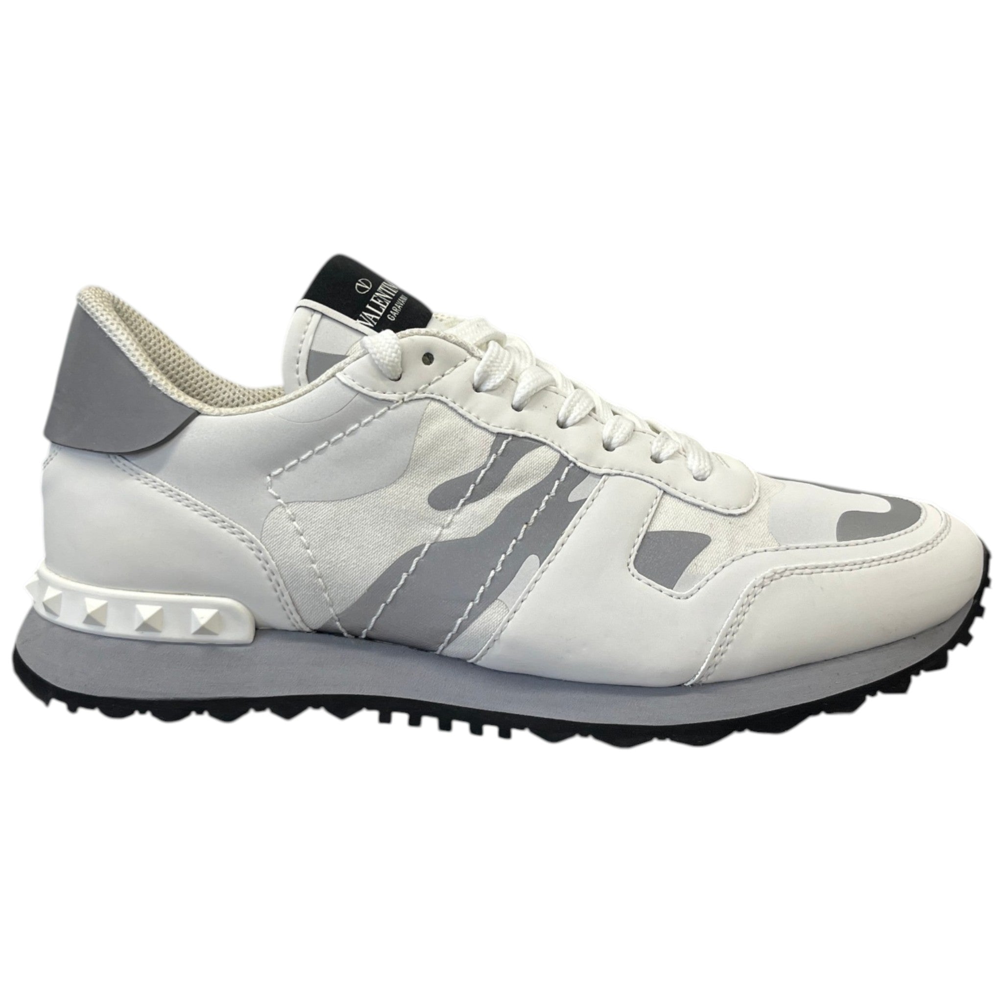 Men's Camouflage Rockrunner Low Trainers White Size EU 40 / UK 6