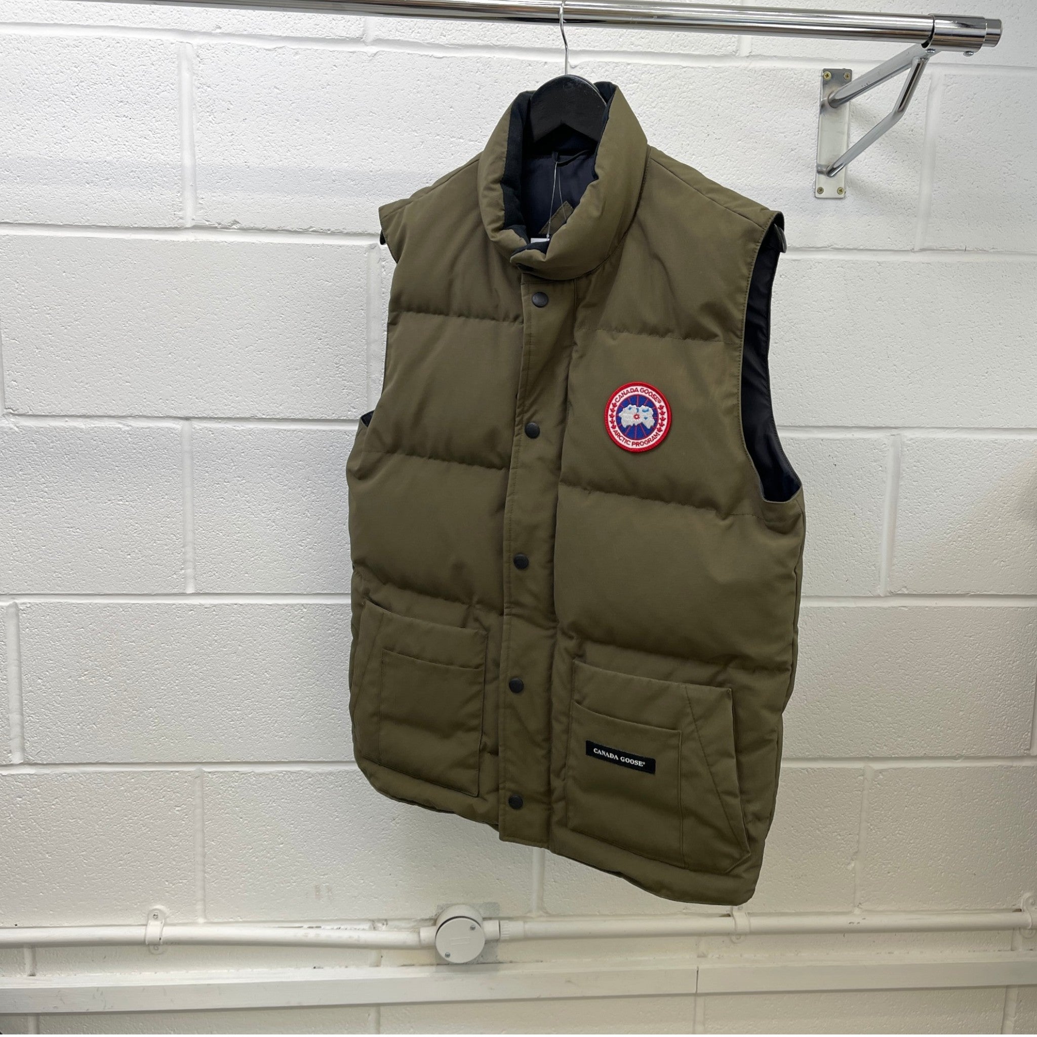 Men's Freestyle Gilet Khaki Size M