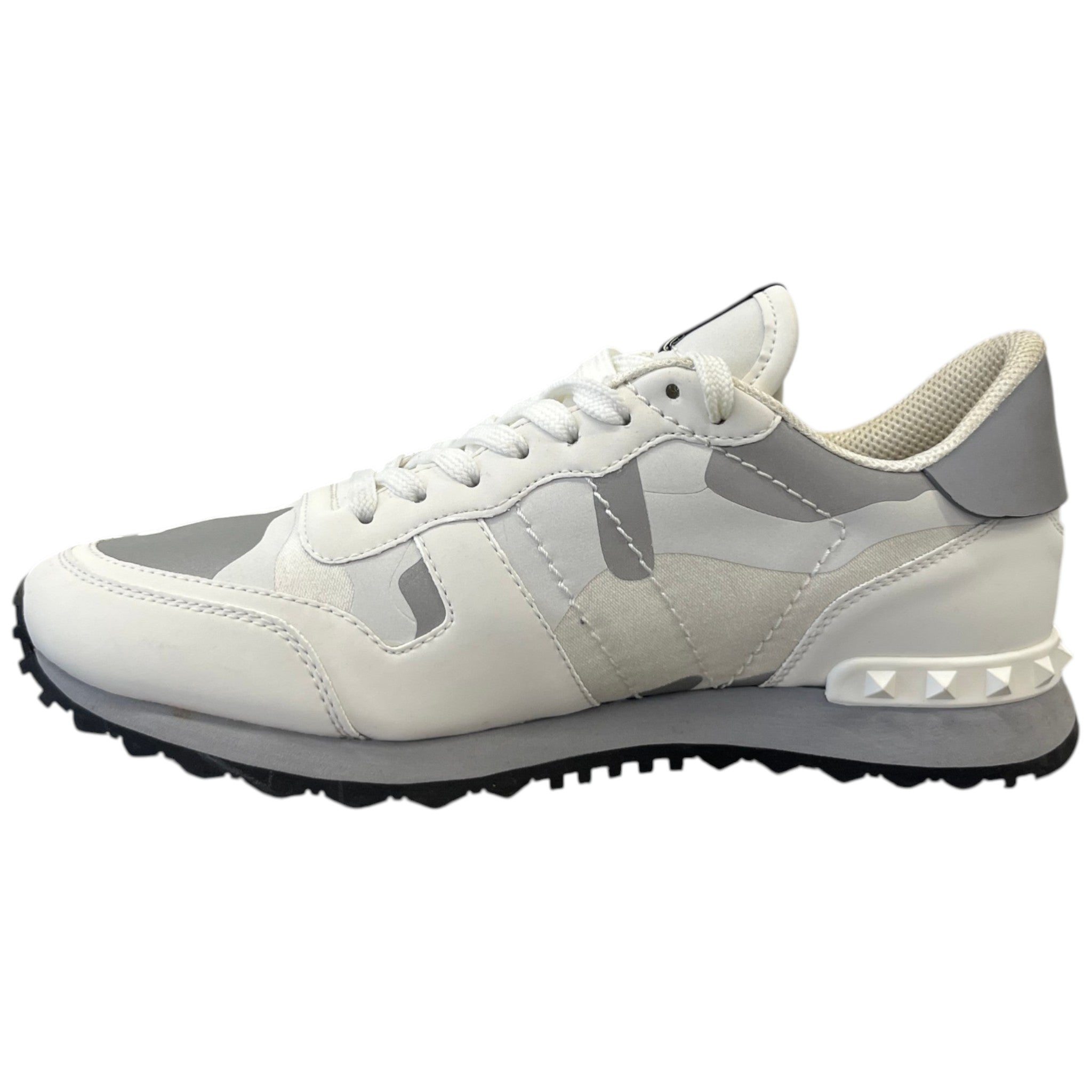 Men's Camouflage Rockrunner Low Trainers White Size EU 40 / UK 6