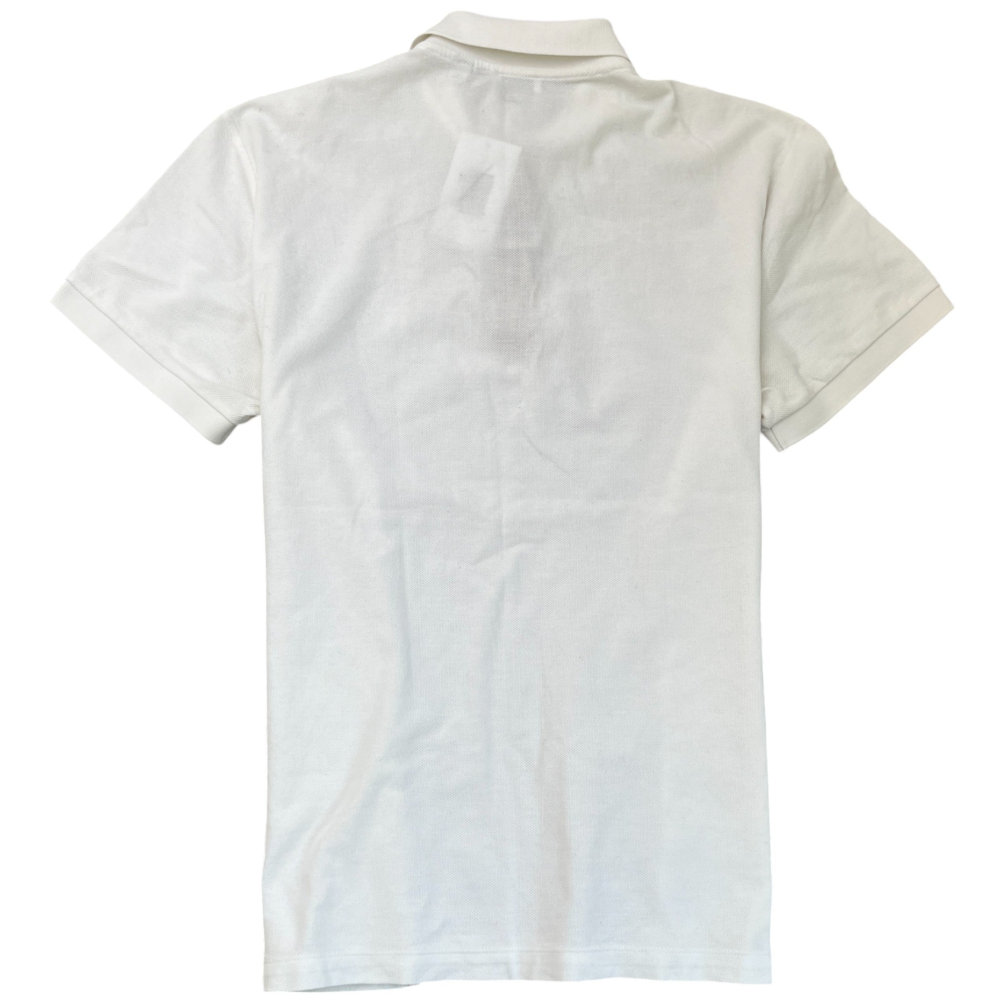 Men's Tb Embroidered Logo Polo Shirt White Size XL