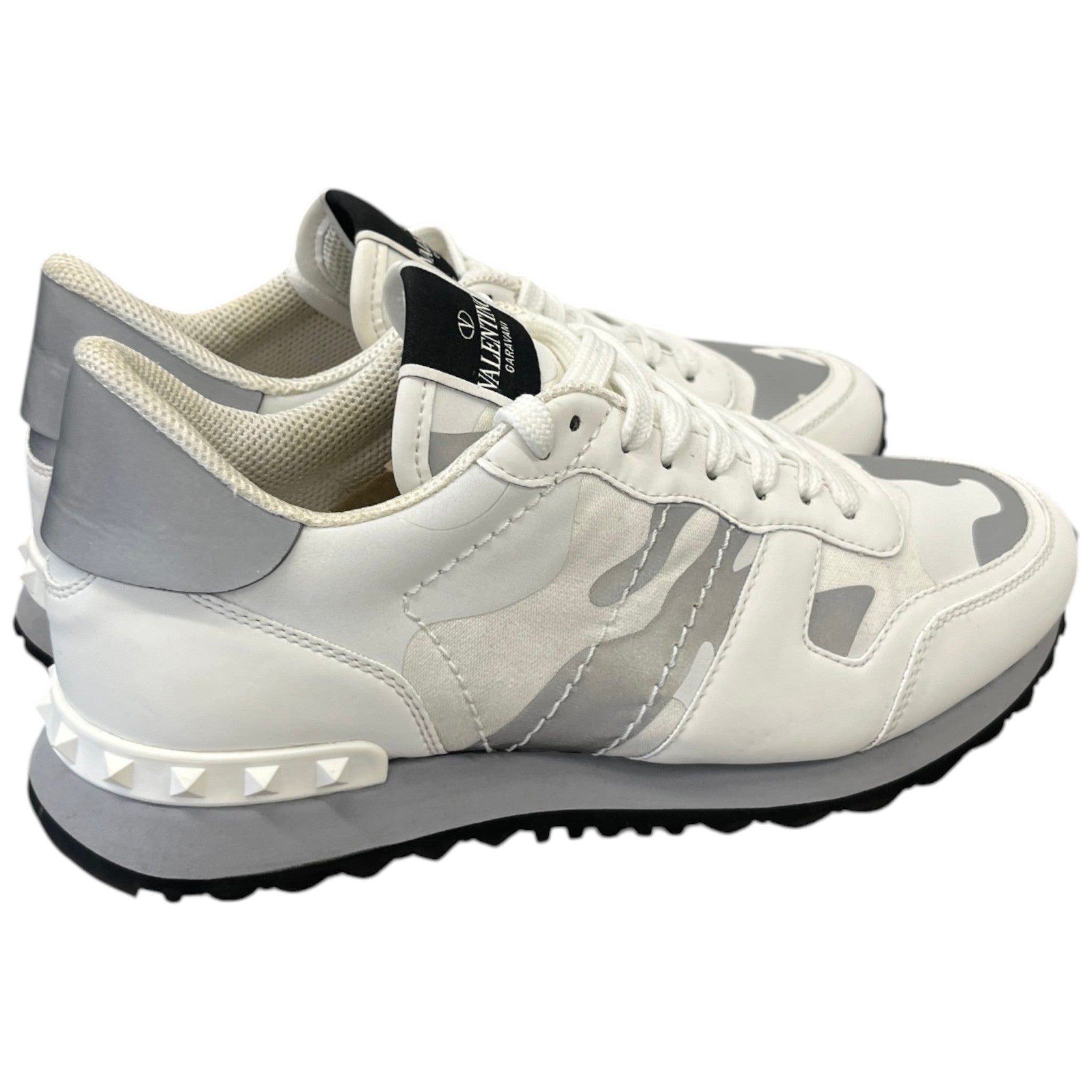 Men's Camouflage Rockrunner Low Trainers White Size EU 40 / UK 6