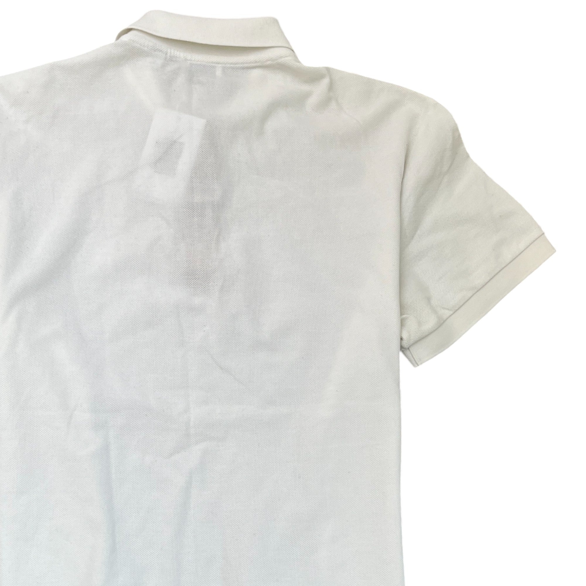 Men's Tb Embroidered Logo Polo Shirt White Size XL