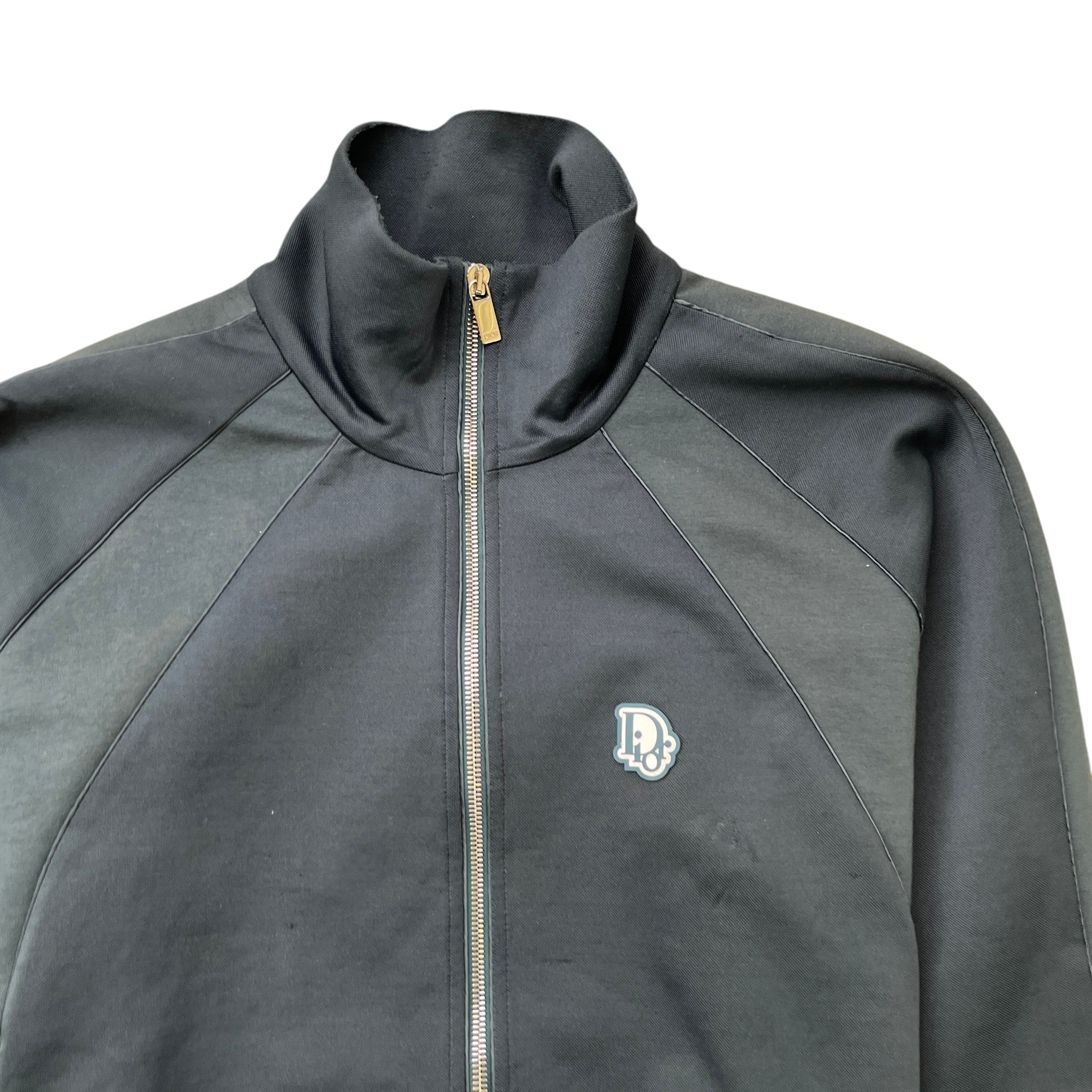 Men's Zip Up Track Jacket Green Size XL