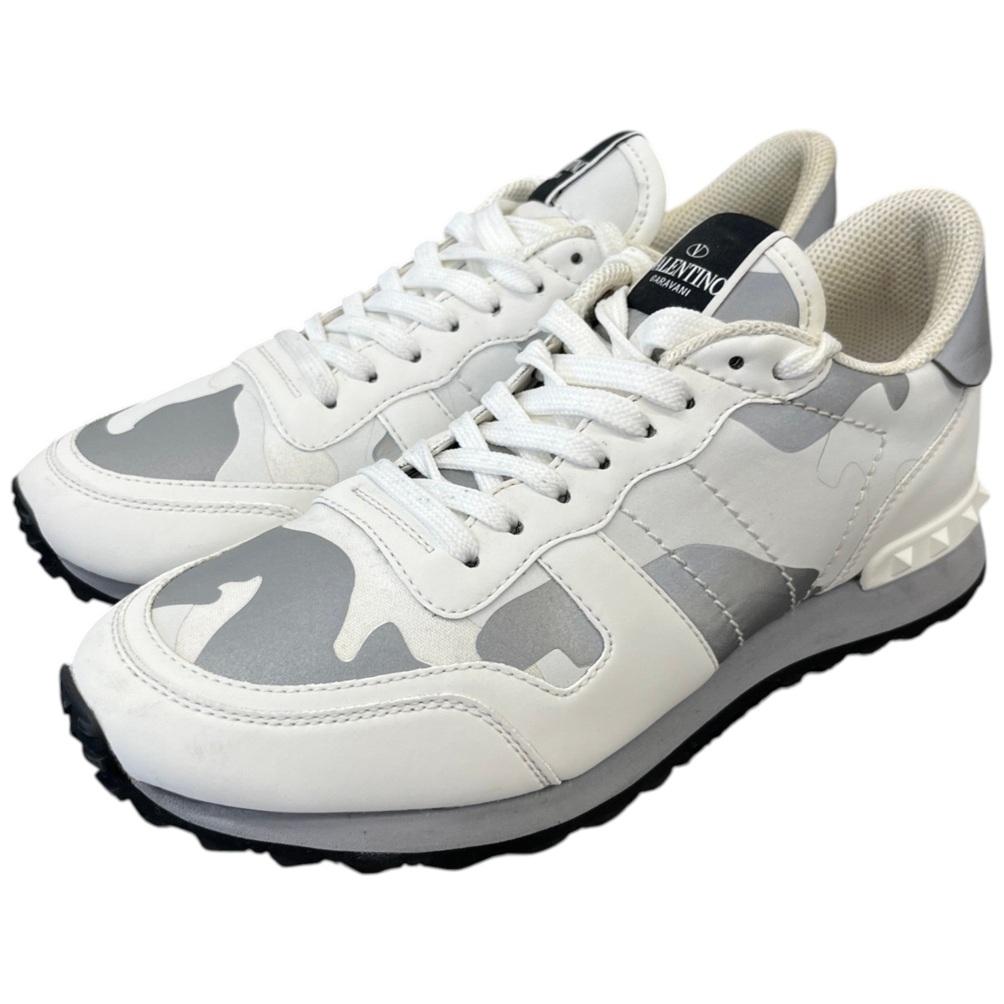 Men's Camouflage Rockrunner Low Trainers White Size EU 40 / UK 6