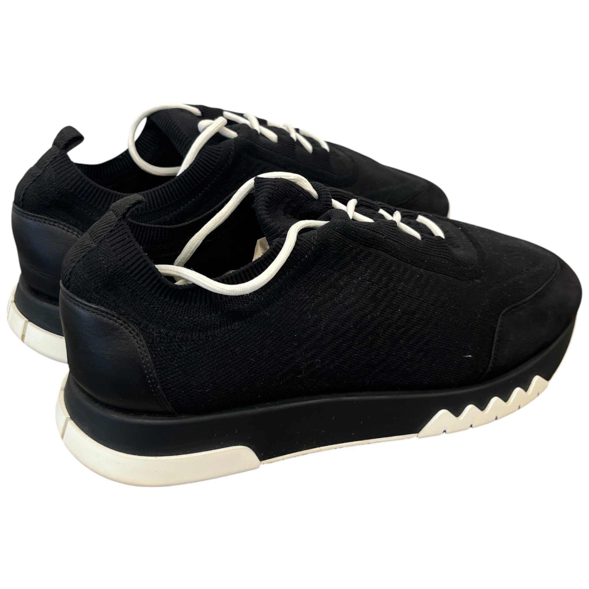 Men's Knit Addict Low Trainers Black Size EU 44 / UK 10