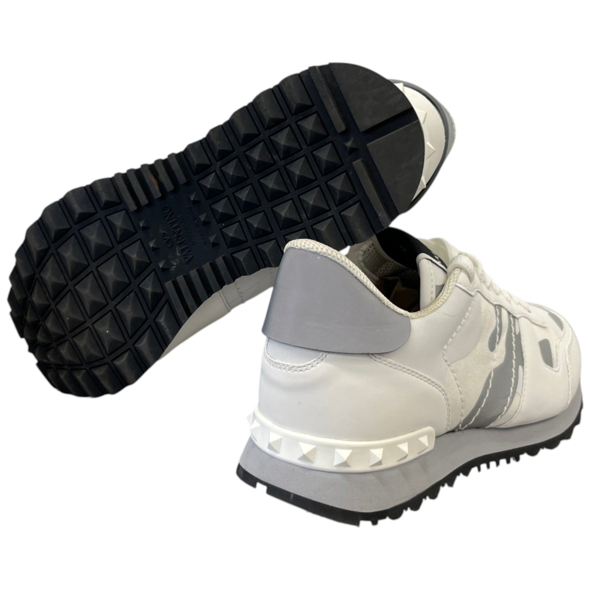 Men's Camouflage Rockrunner Low Trainers White Size EU 40 / UK 6