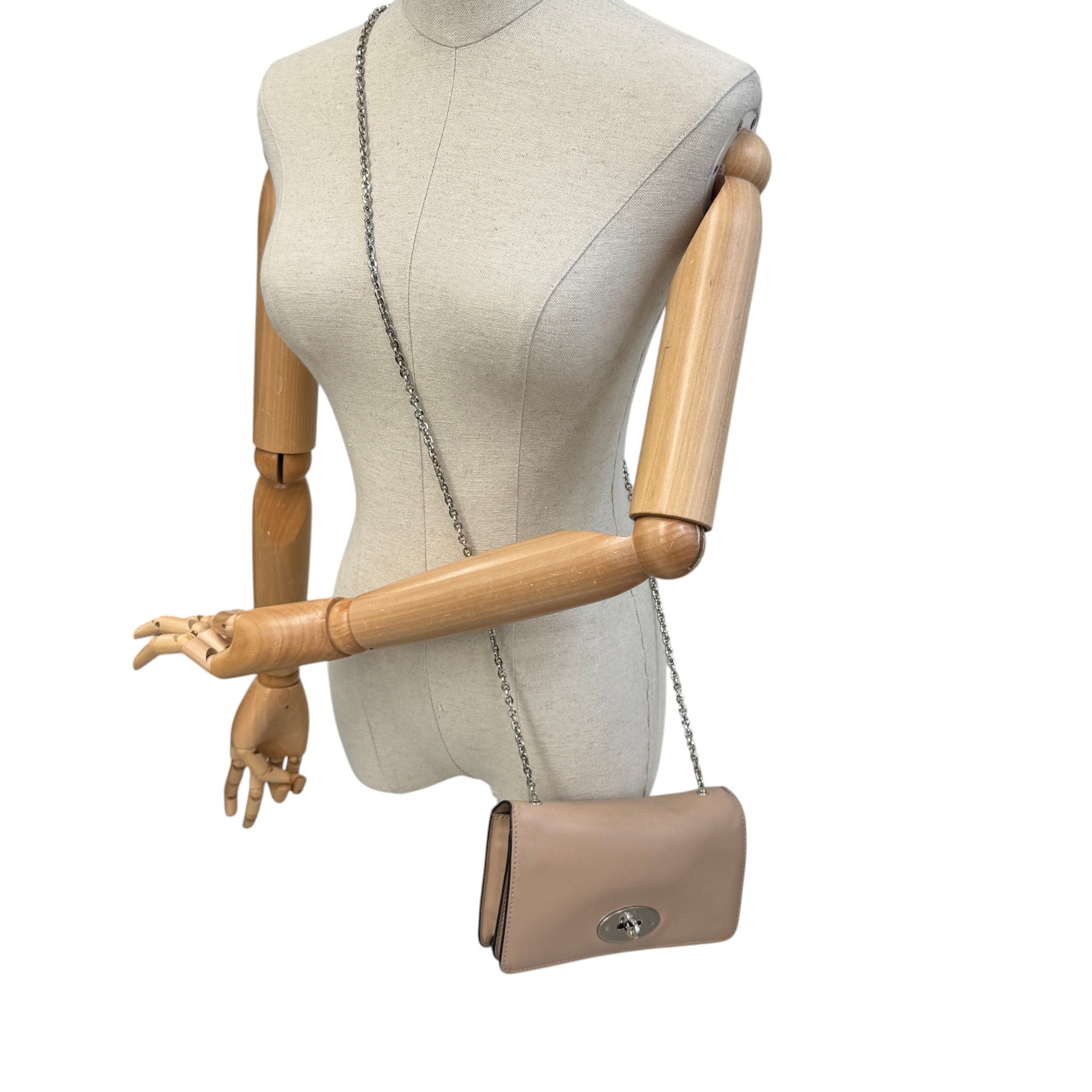 Women's Wallet On Chain Bayswater Handbag Beige