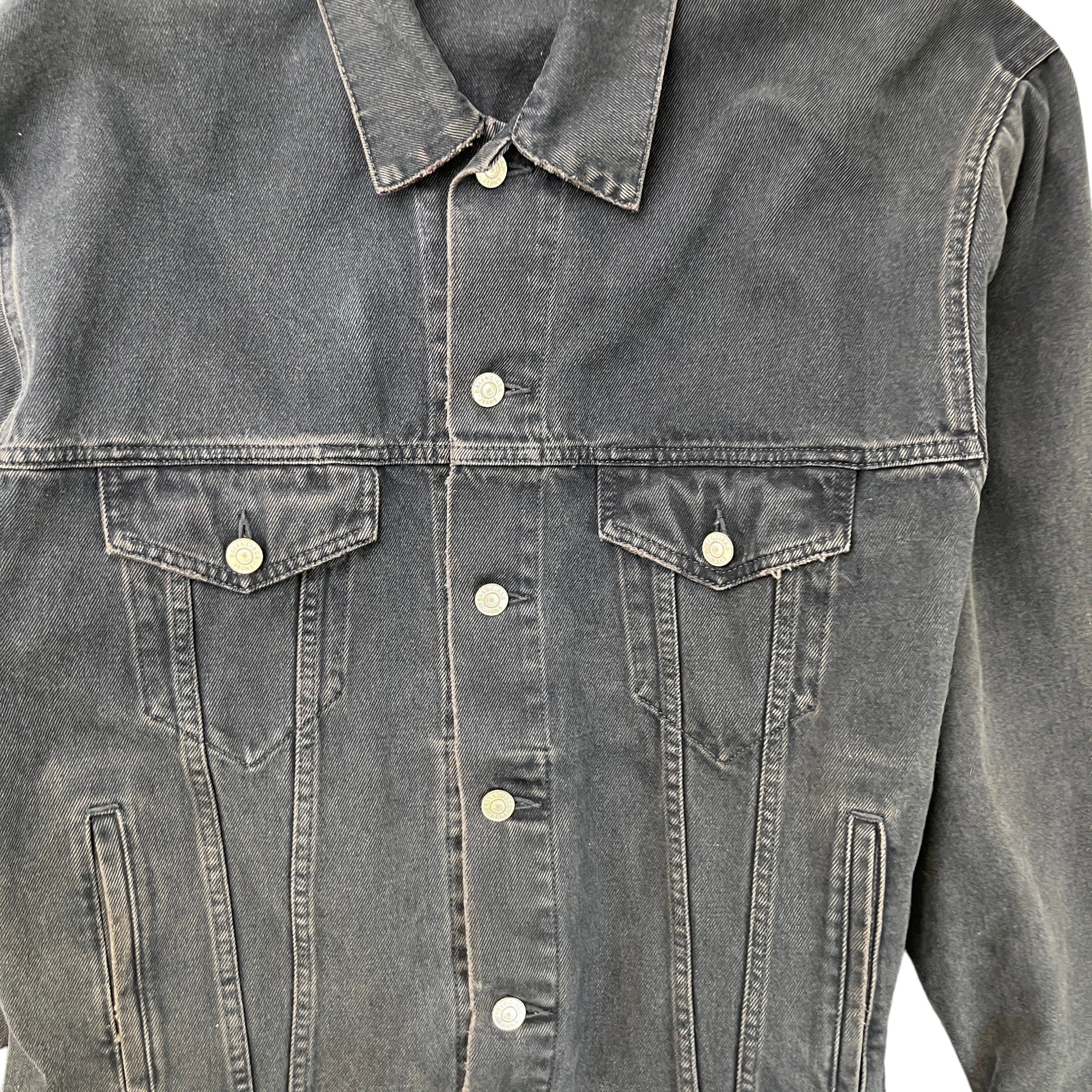 Men's Bb Spray Paint Jacket Black Size XS