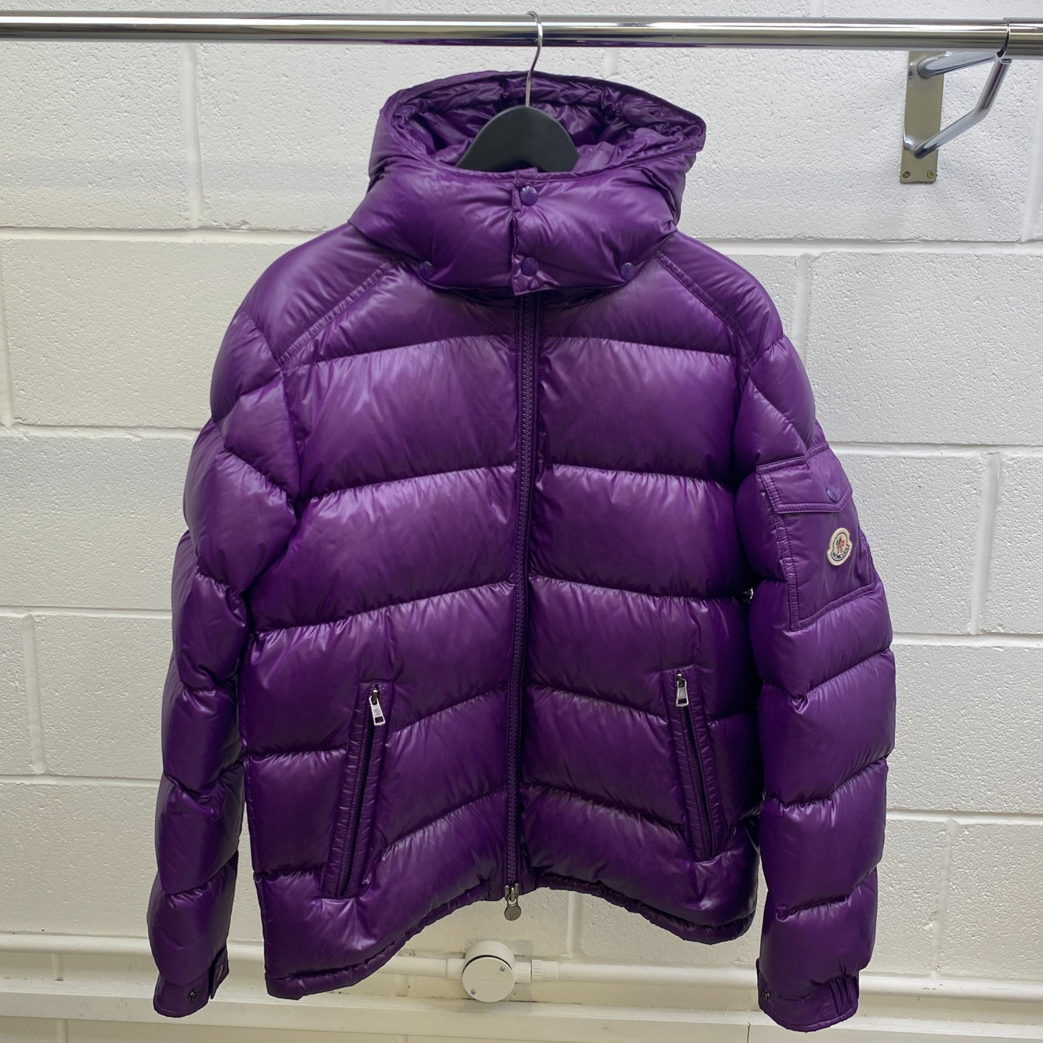 Men's Maya Down Jacket Purple Size 3 / L