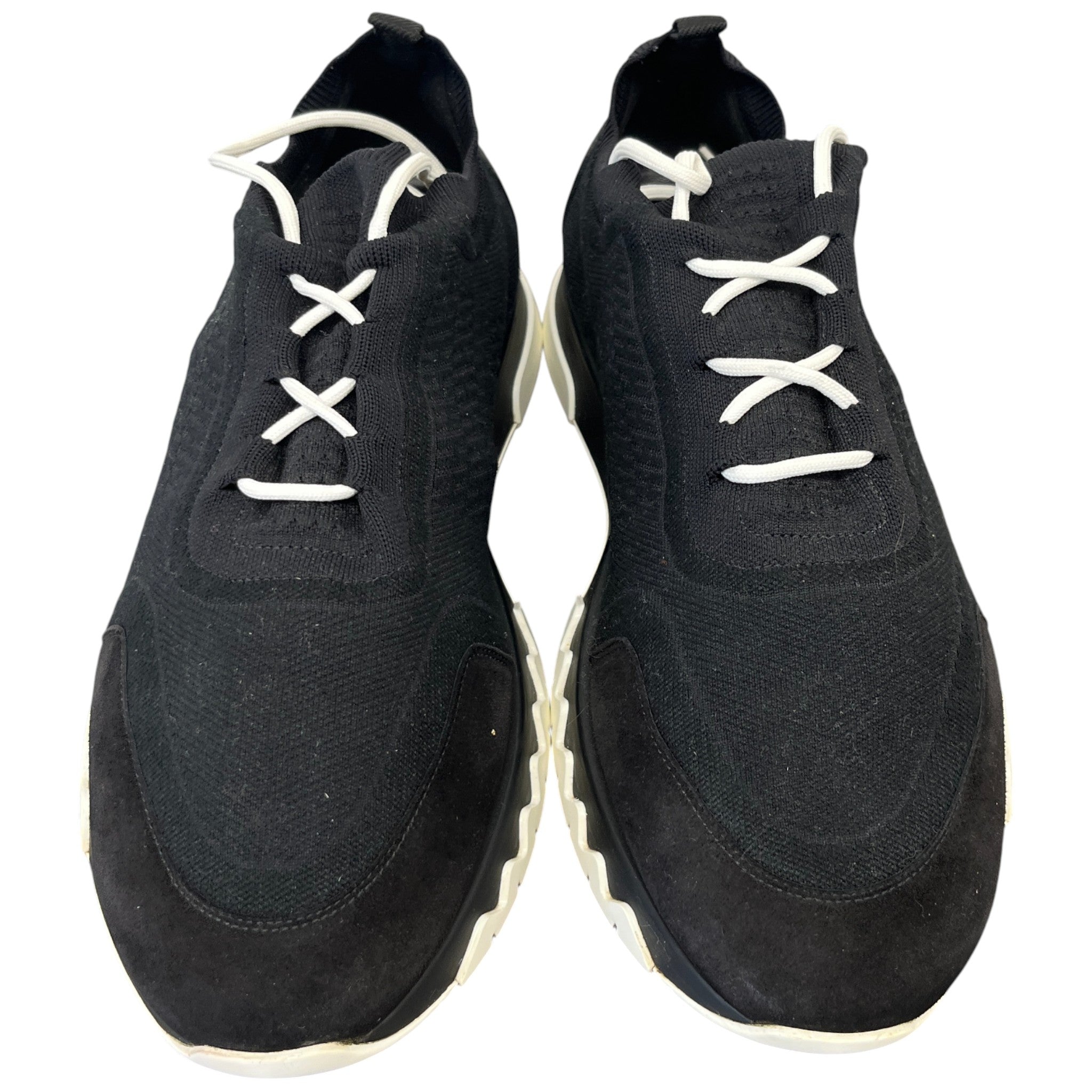 Men's Knit Addict Low Trainers Black Size EU 44 / UK 10
