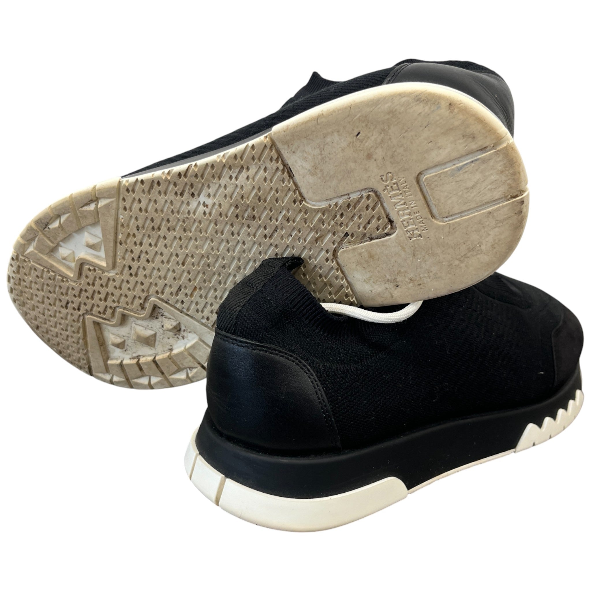 Men's Knit Addict Low Trainers Black Size EU 44 / UK 10