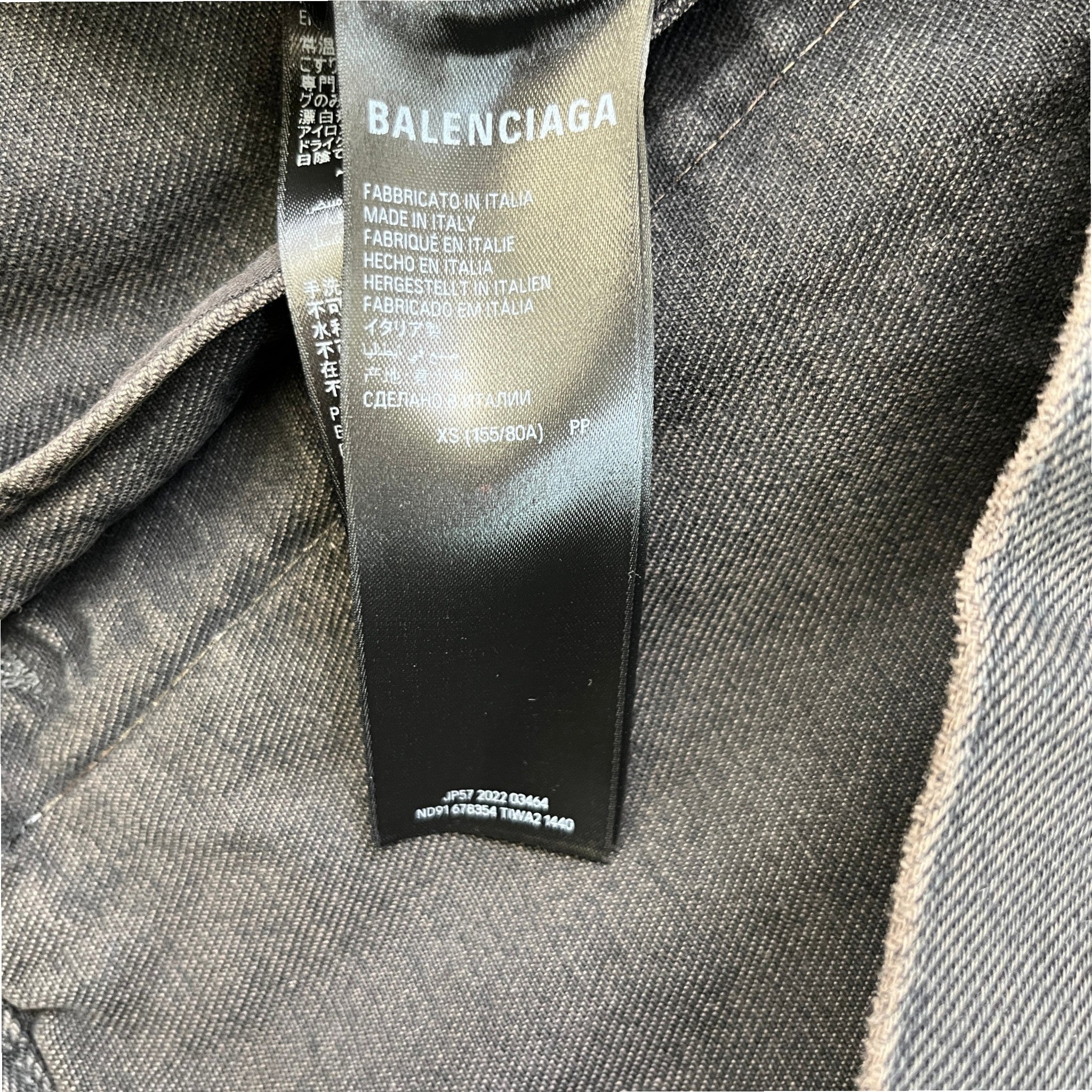Men's Bb Spray Paint Jacket Black Size XS