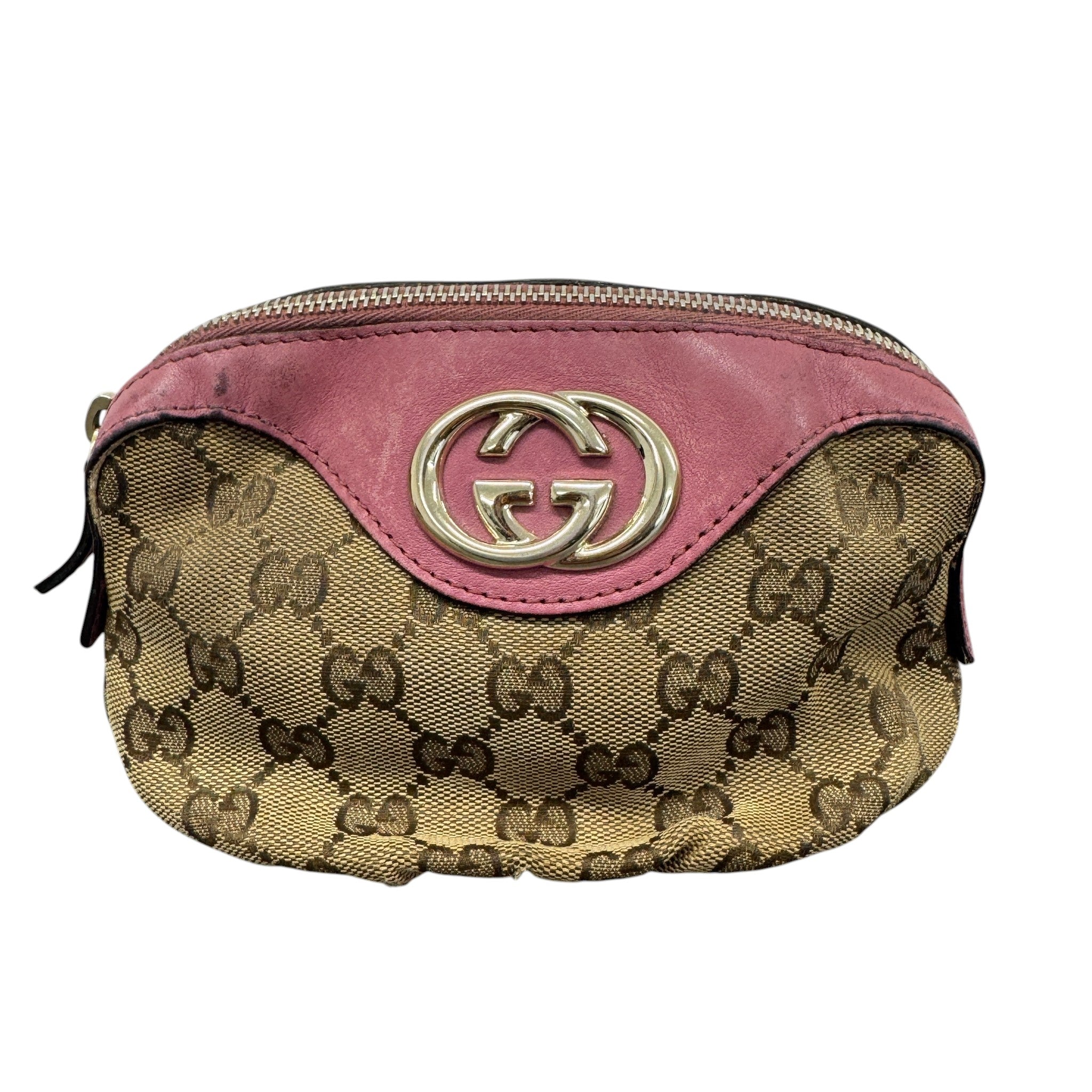 Women's Interlocking G Pouch Beige