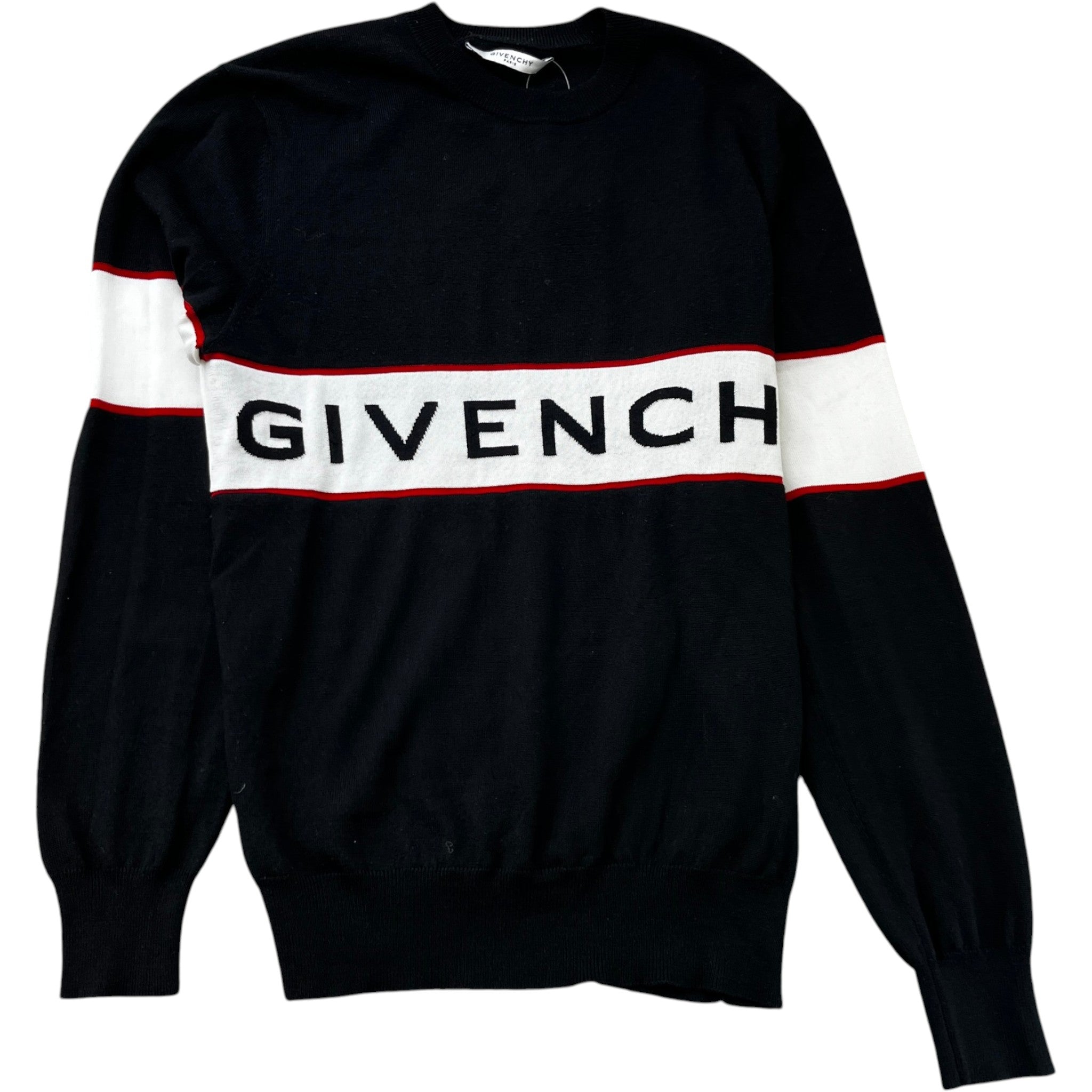 Men's Logo Print Sweatshirt Black Size L