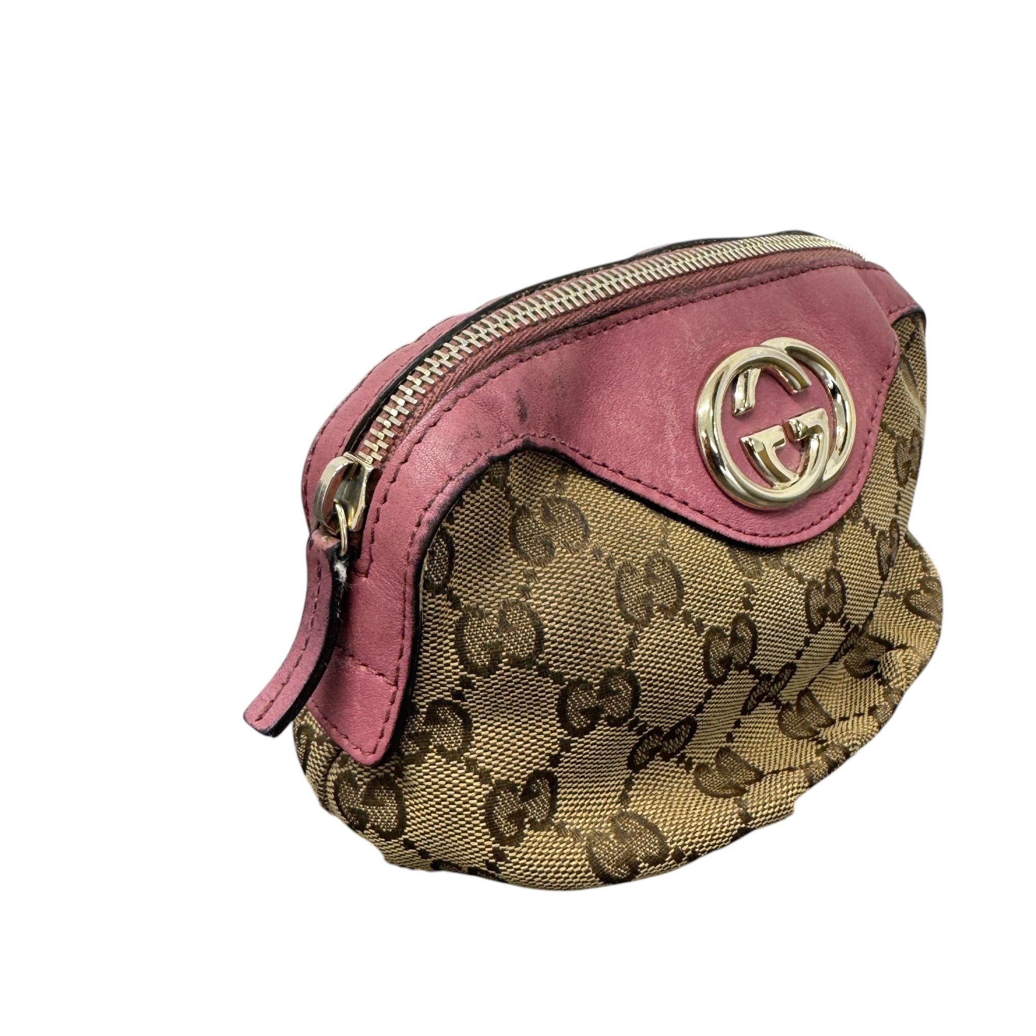 Women's Interlocking G Pouch Beige