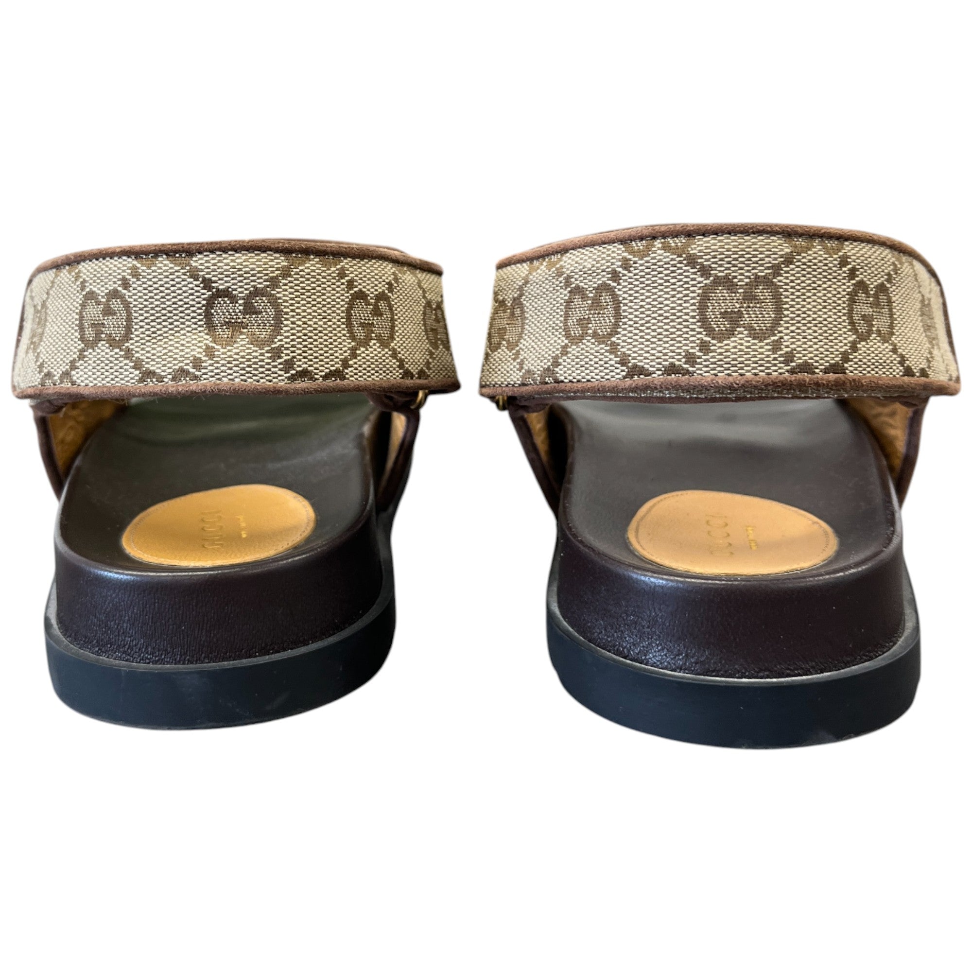 Women's Gg Supreme Double Strap Sandals Brown Size EU 38.5 / UK 5.5