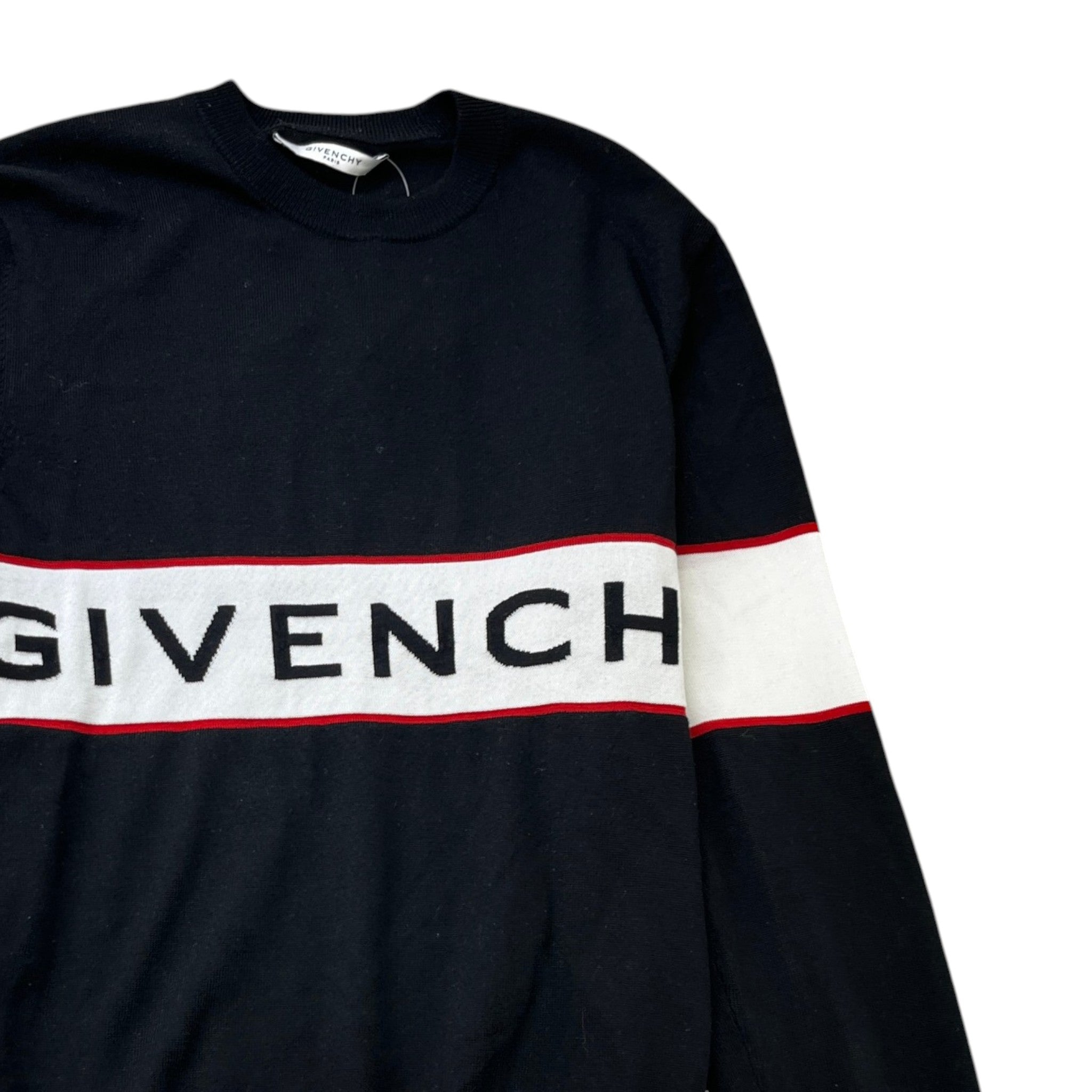 Men's Logo Print Sweatshirt Black Size L