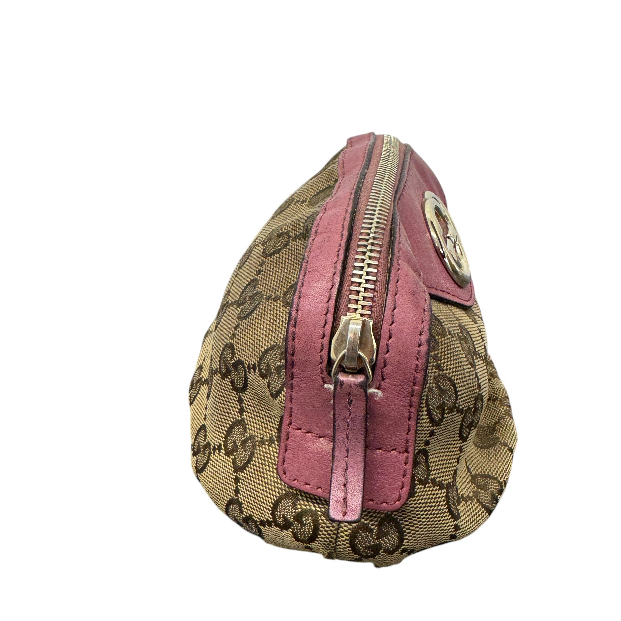 Women's Interlocking G Pouch Beige