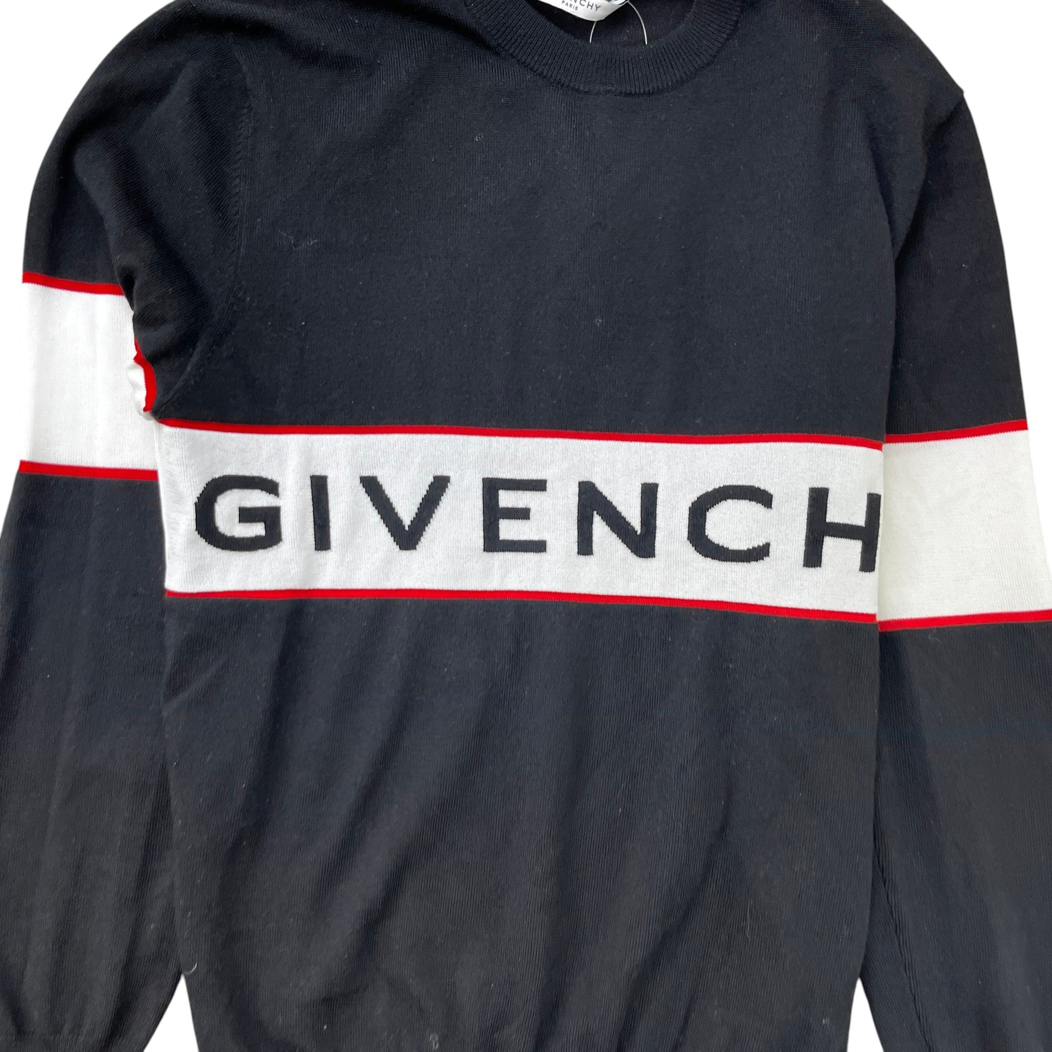 Men's Logo Print Sweatshirt Black Size L