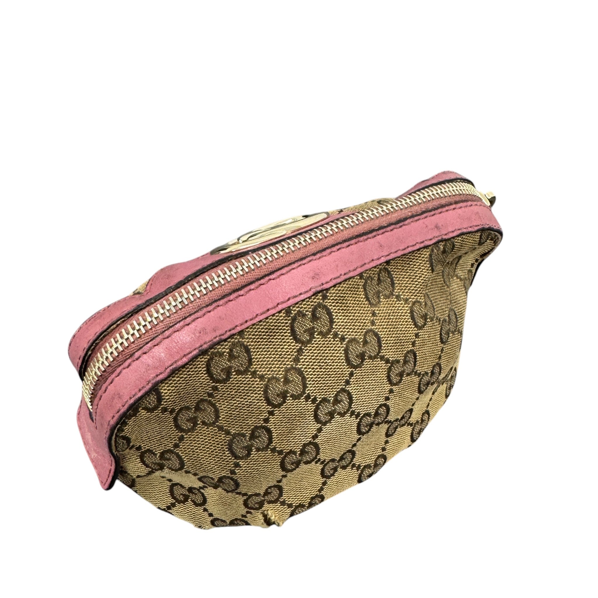 Women's Interlocking G Pouch Beige