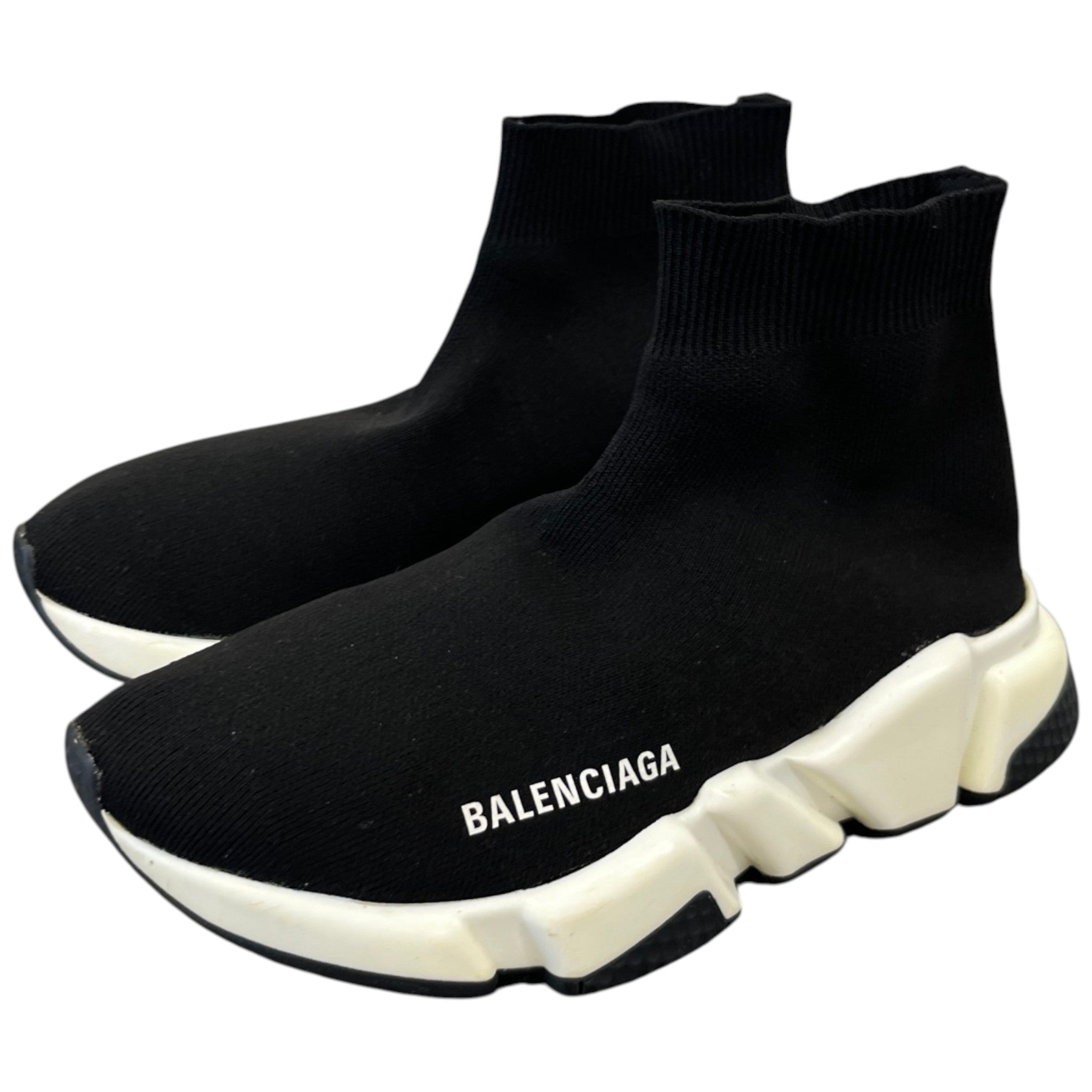 Women's Sock Runners High Trainers Black Size EU 36 / UK 3