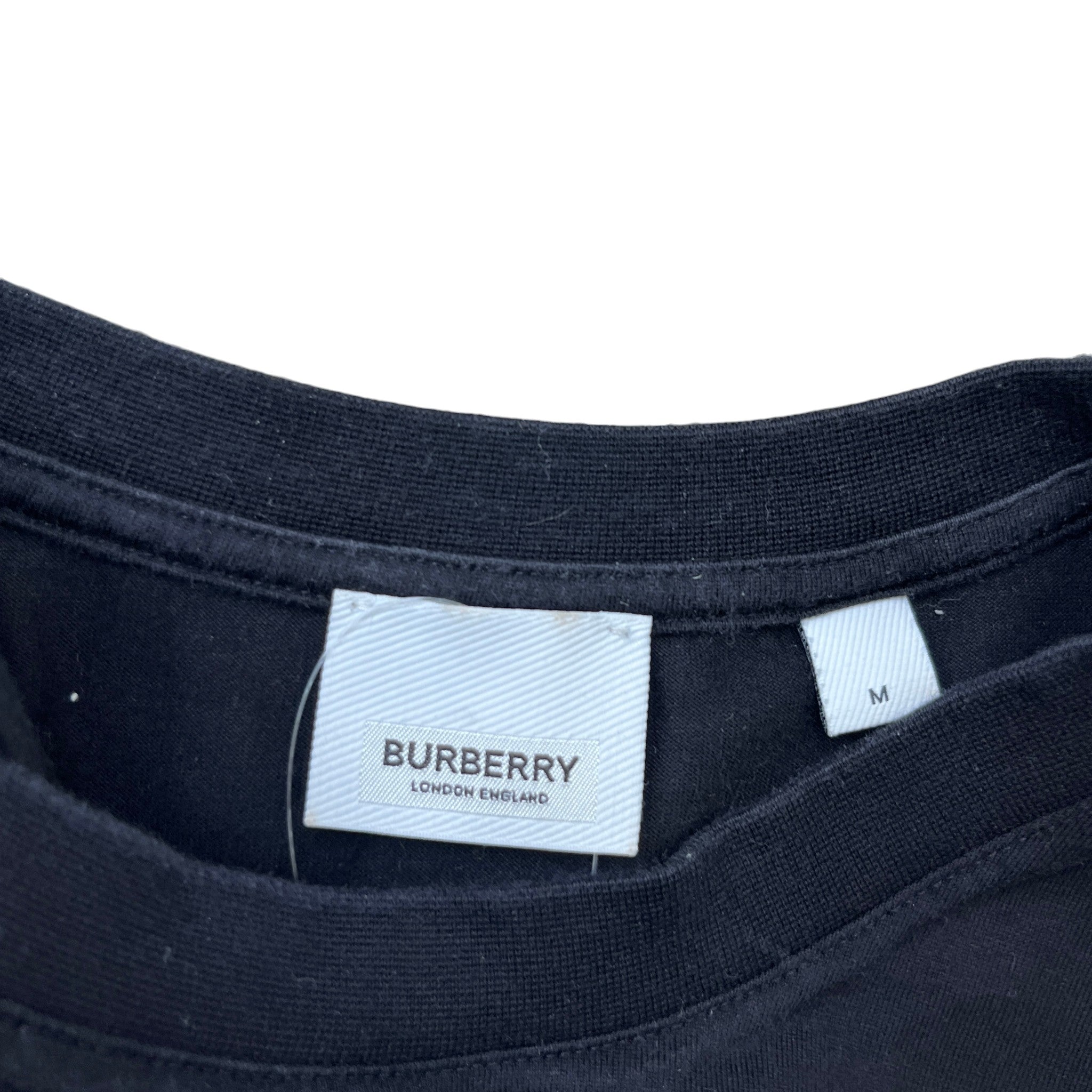 Men's Logo Print T-Shirt Black Size M