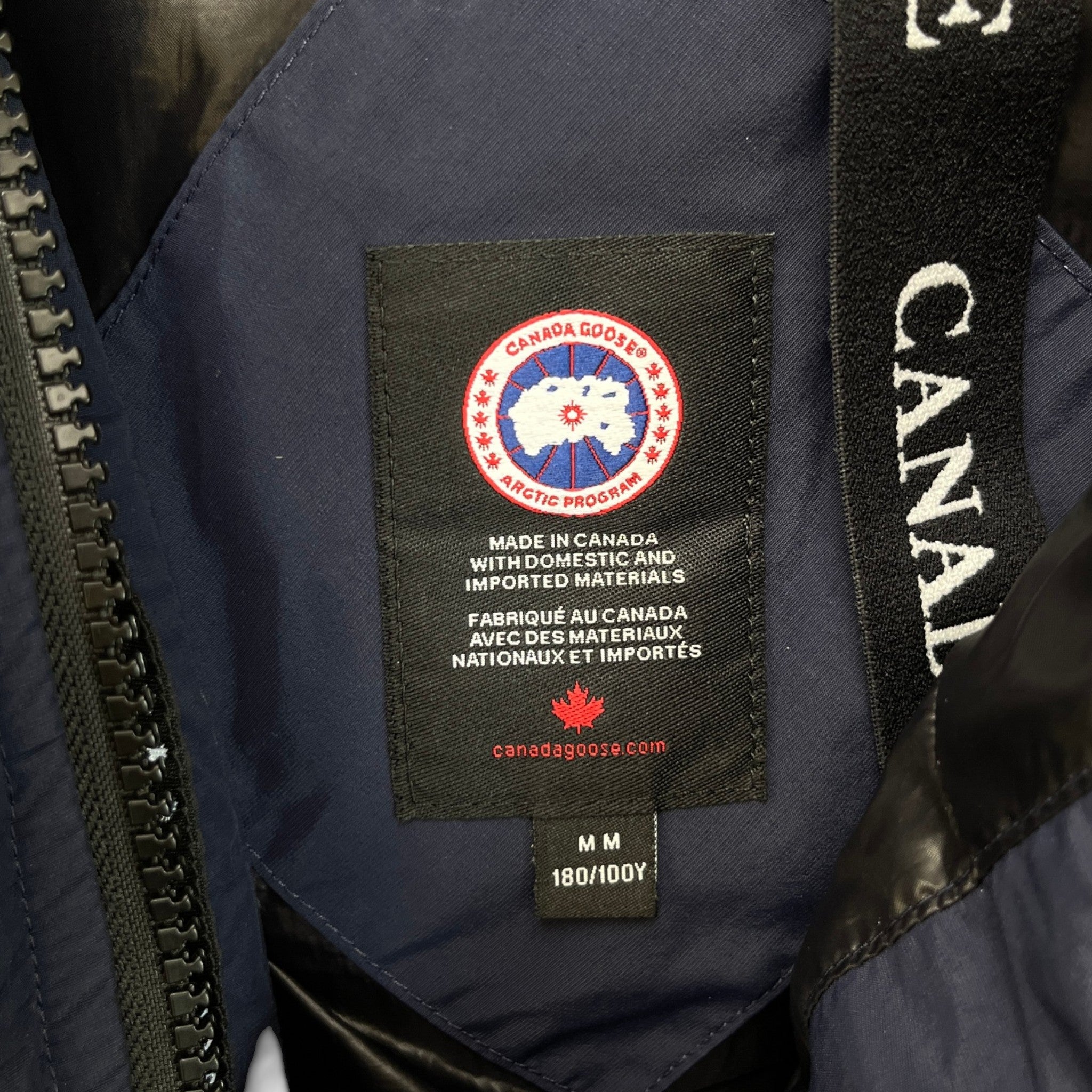 Men's Hybridge Down Jacket Navy Size M