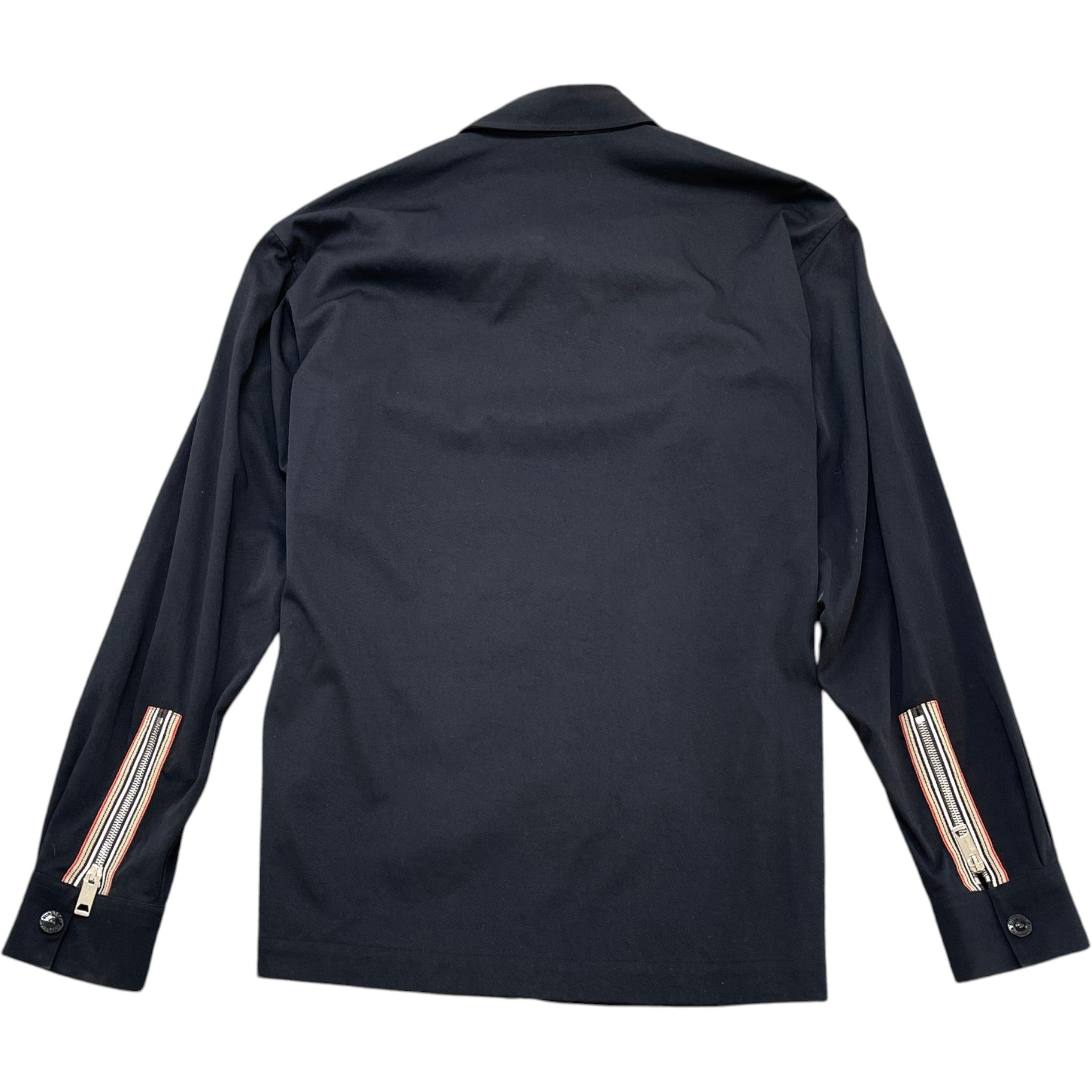 Men's Check Zip Jacket Black Size M