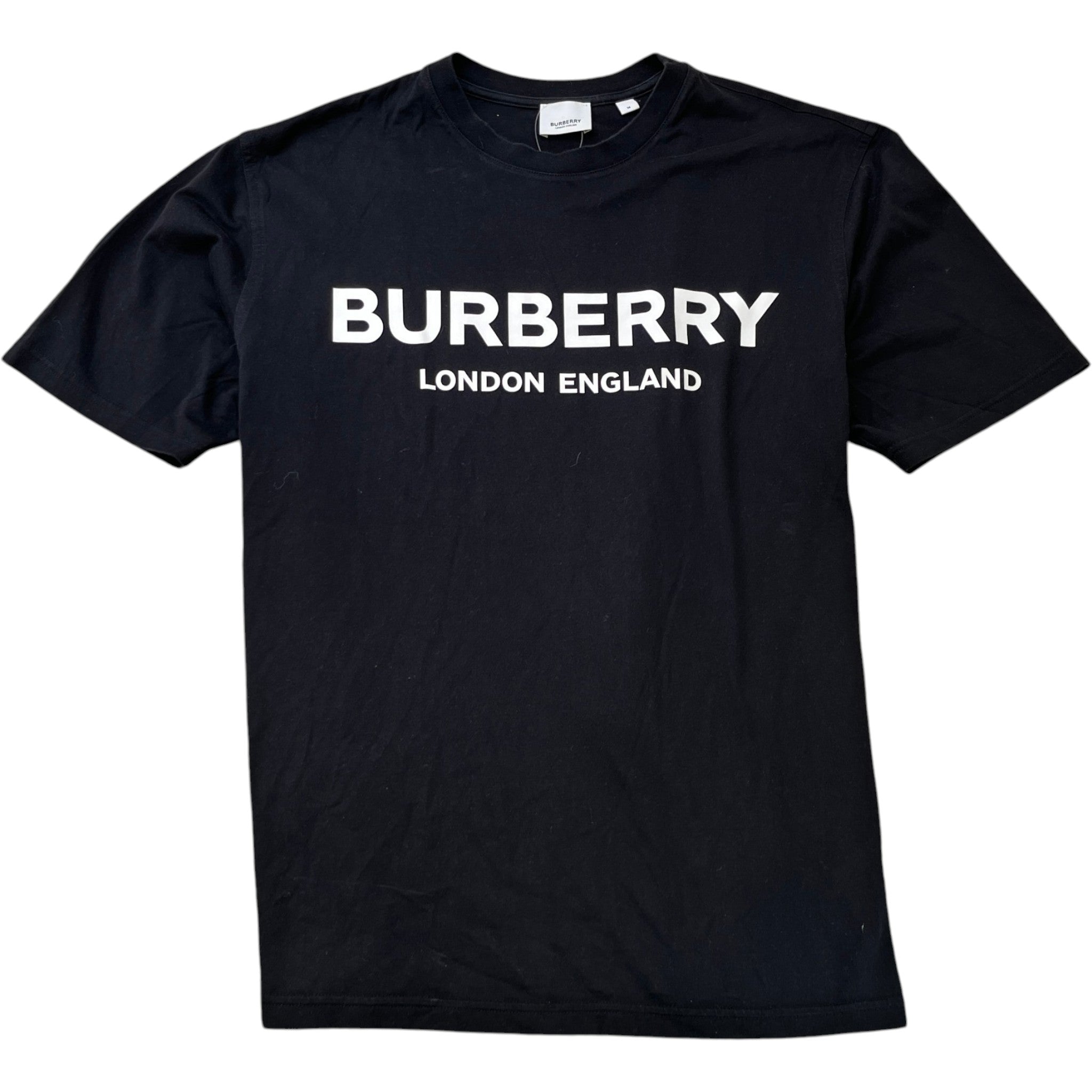Men's Logo Print T-Shirt Black Size M