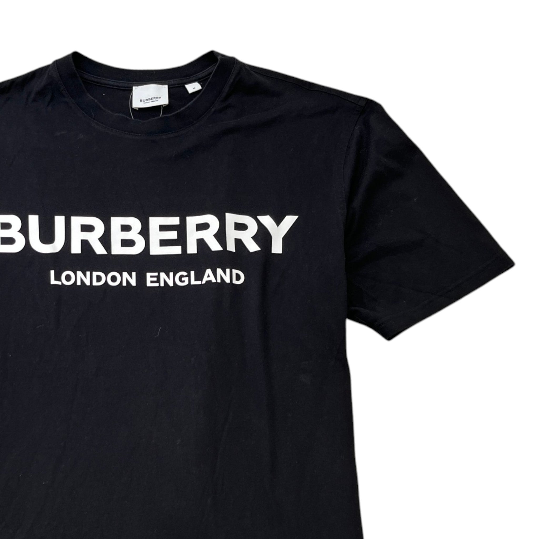Men's Logo Print T-Shirt Black Size M