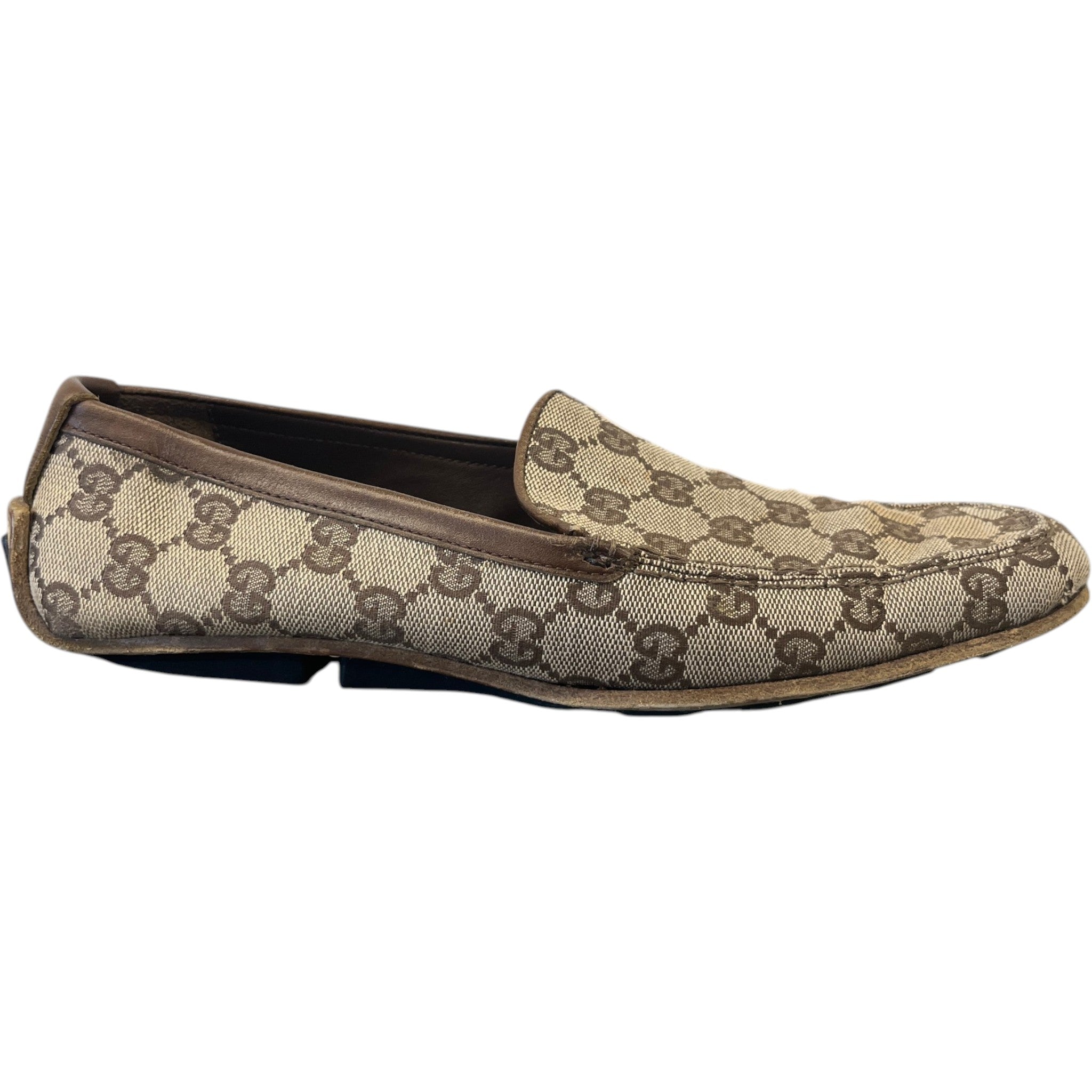 Women's Gg Supreme Loafers Beige Size EU 38.5 / UK 5.5