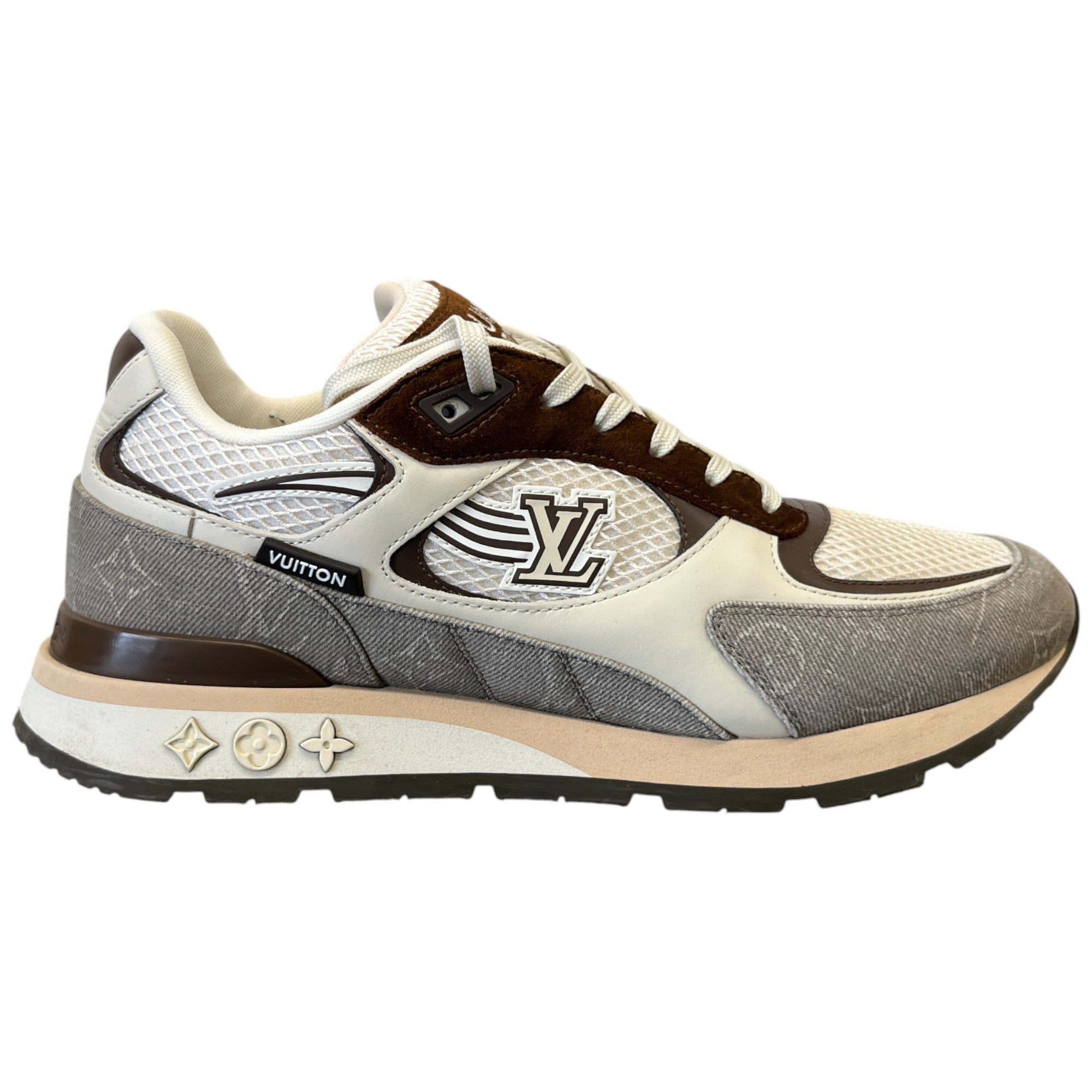 Men's Run Away Low Trainers Cream Size EU 42 / UK 8