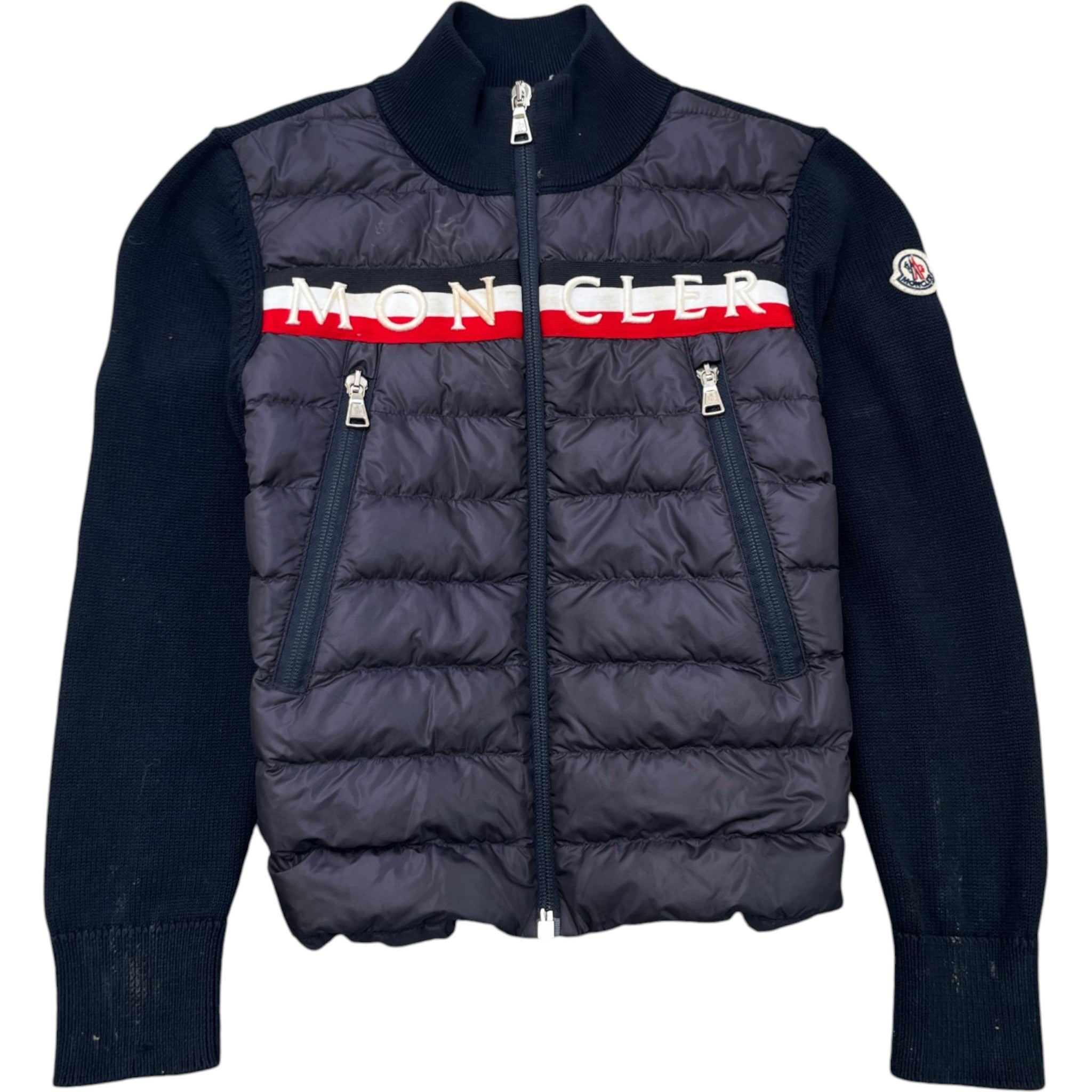 Men's Boys Age 8 Maglia Down Jacket Navy Size XXS