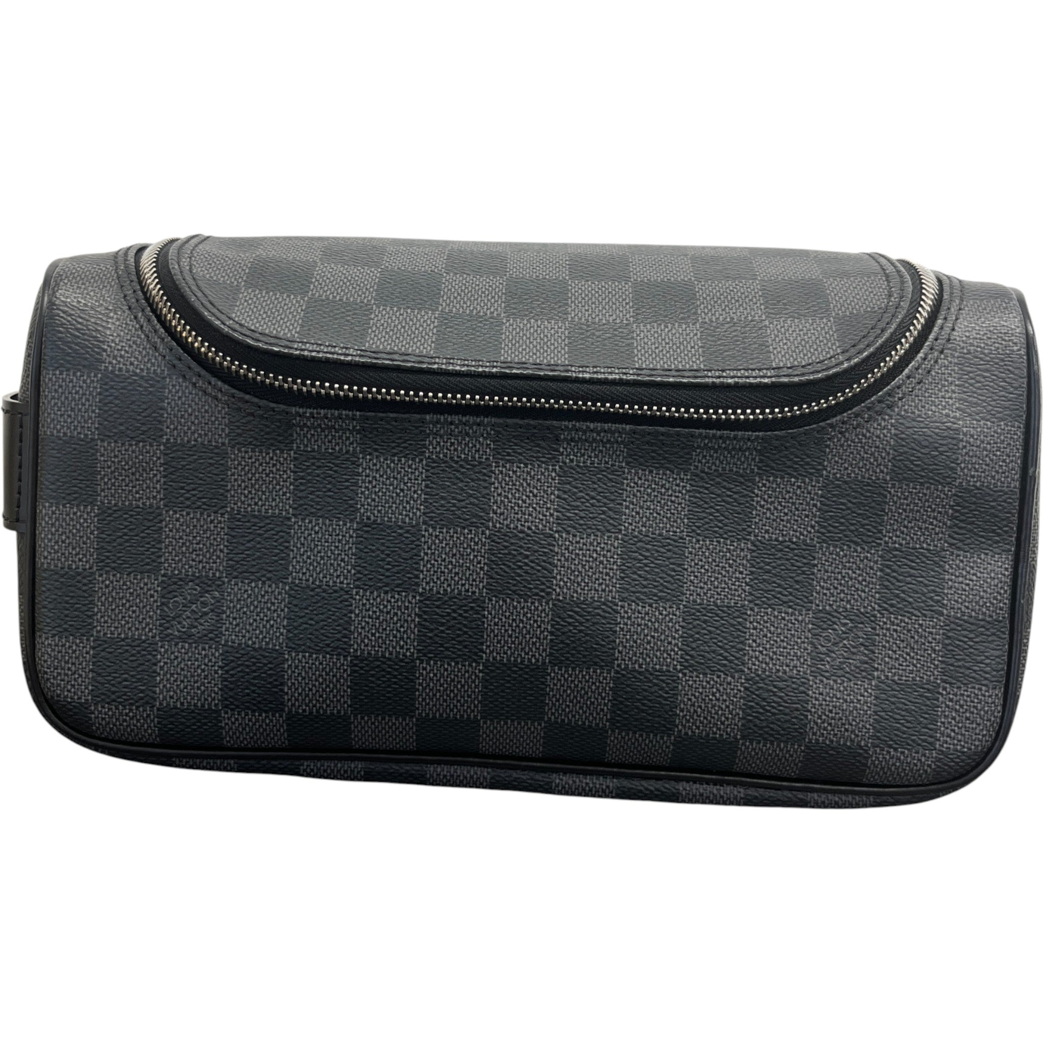 Men's Damier Graphite Toiletry Bag Black