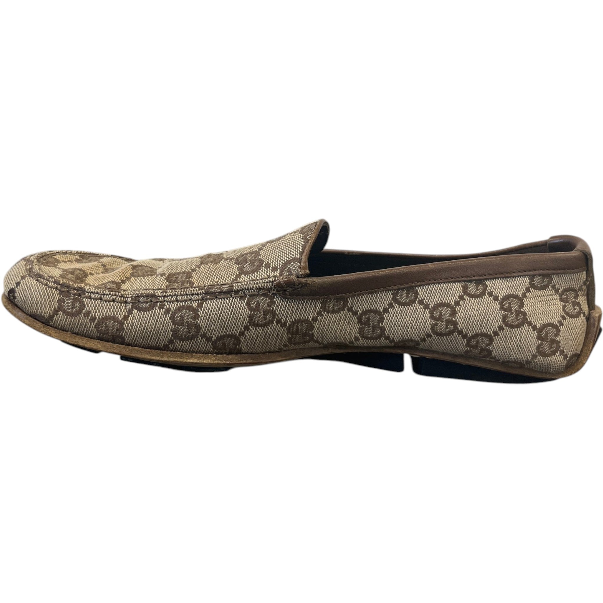 Women's Gg Supreme Loafers Beige Size EU 38.5 / UK 5.5