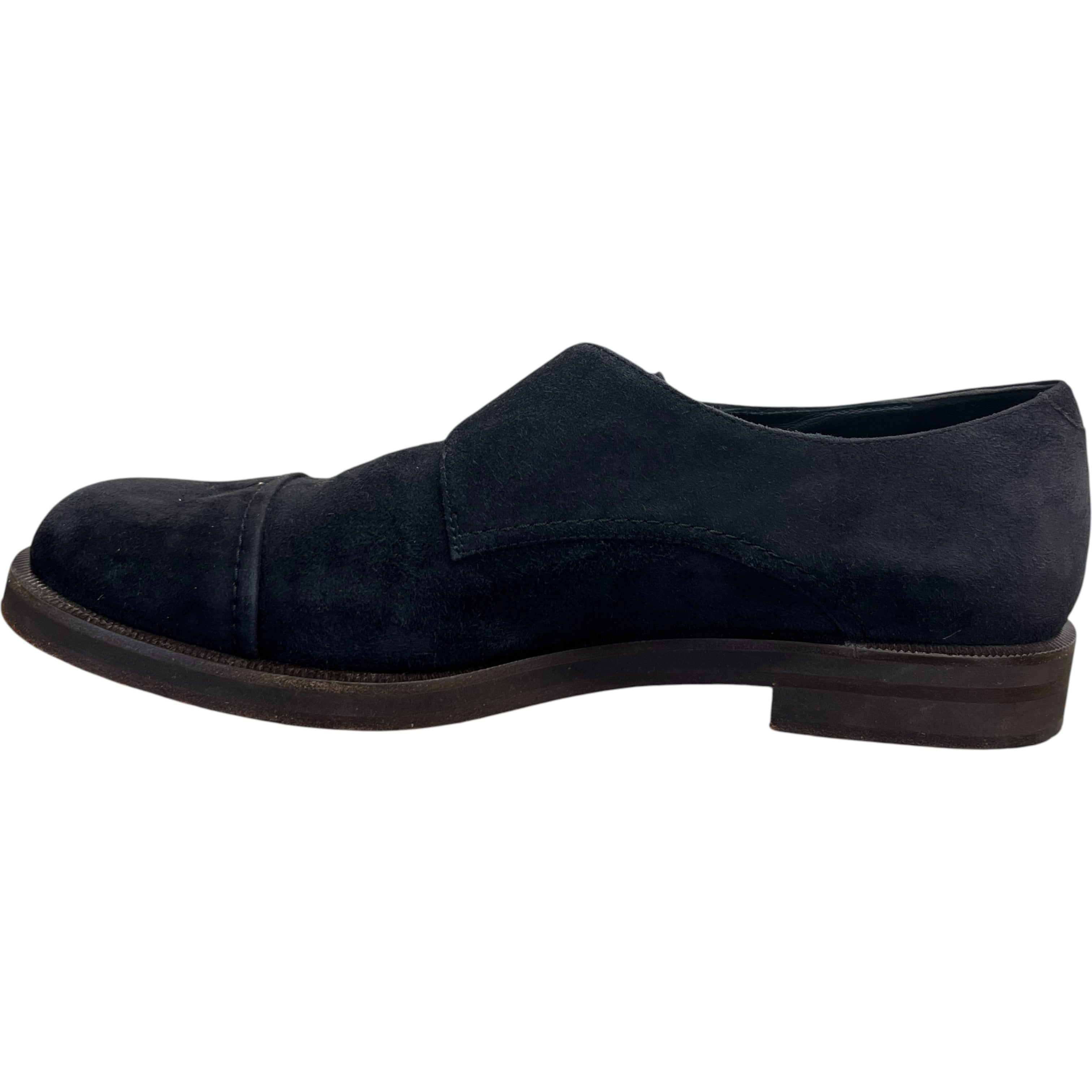 Women's Meryl Monk Strap Suede Loafers Charcoal Size EU 38.5 / UK 5.5