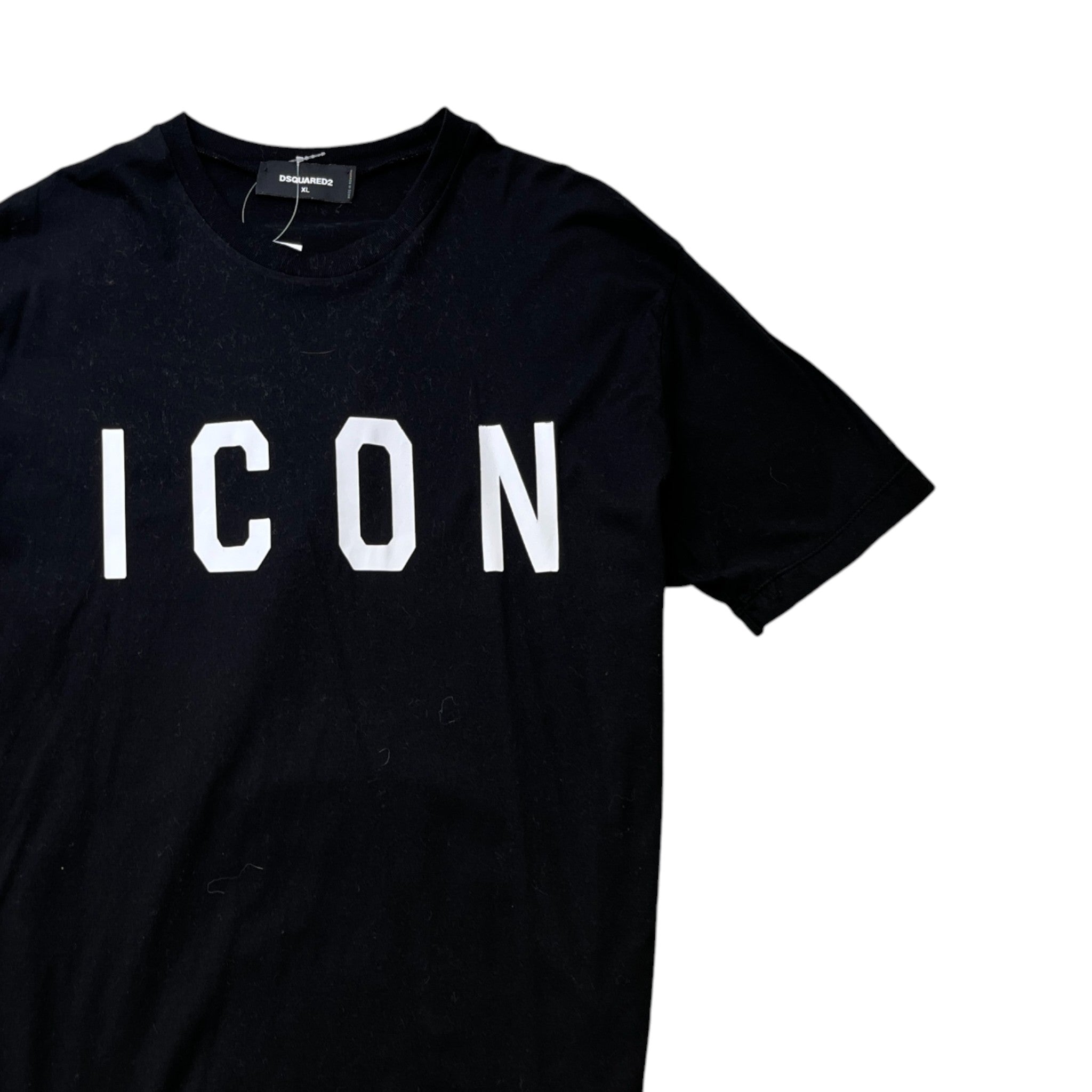 Men's Icon Logo T-Shirt Black Size XL