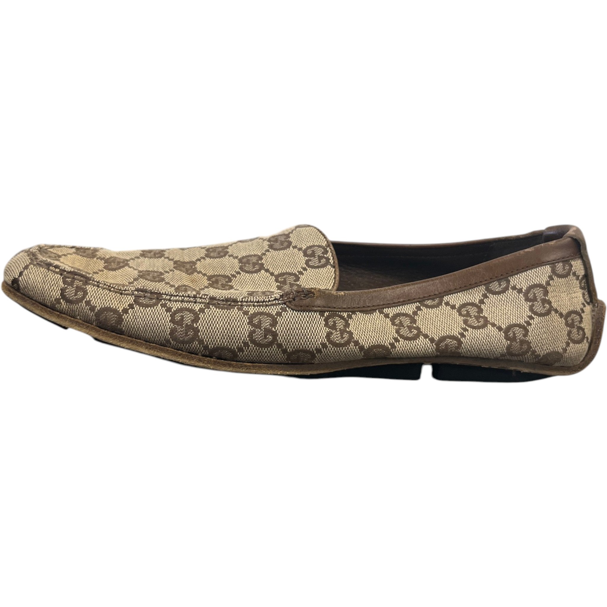 Women's Gg Supreme Loafers Beige Size EU 38.5 / UK 5.5
