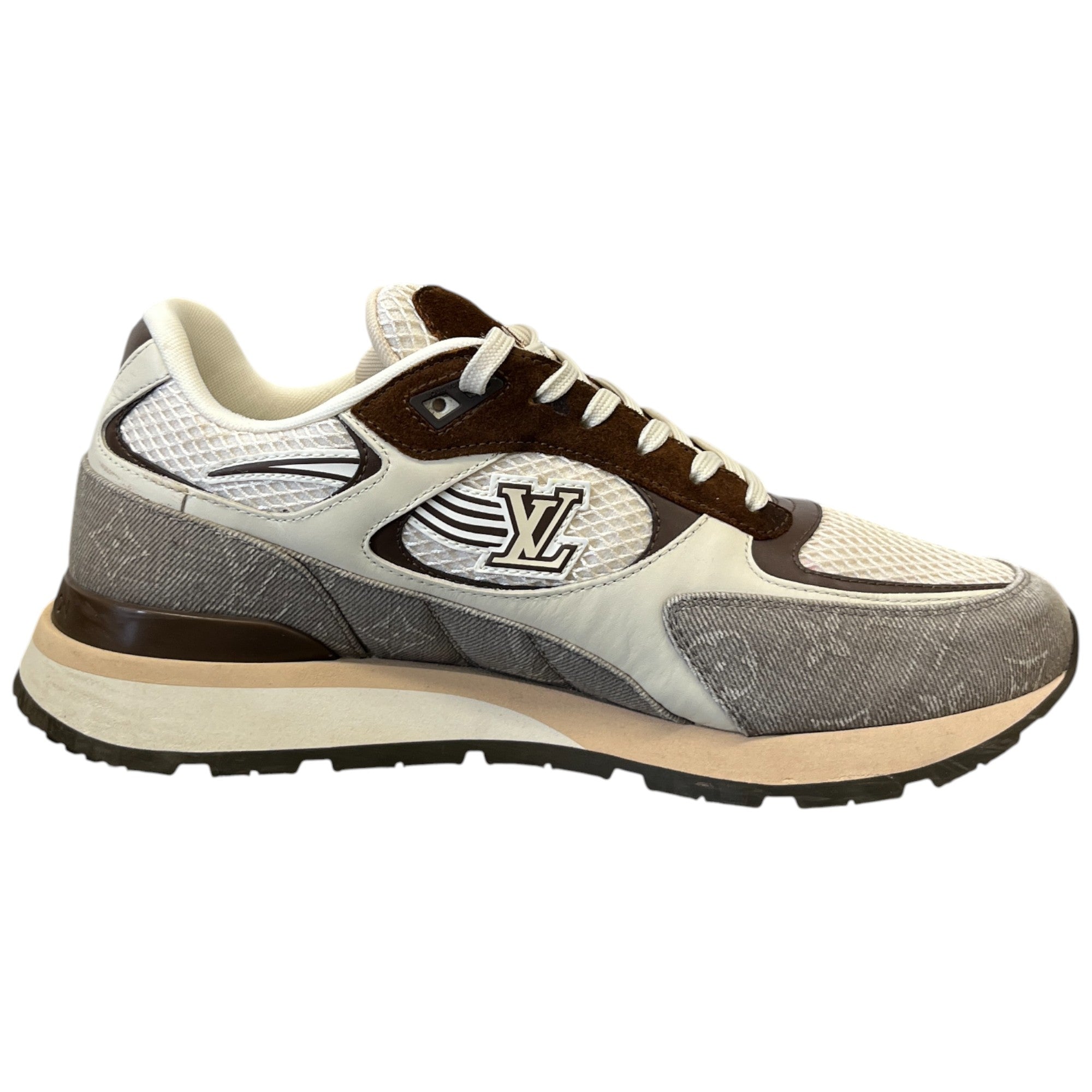 Men's Run Away Low Trainers Cream Size EU 42 / UK 8
