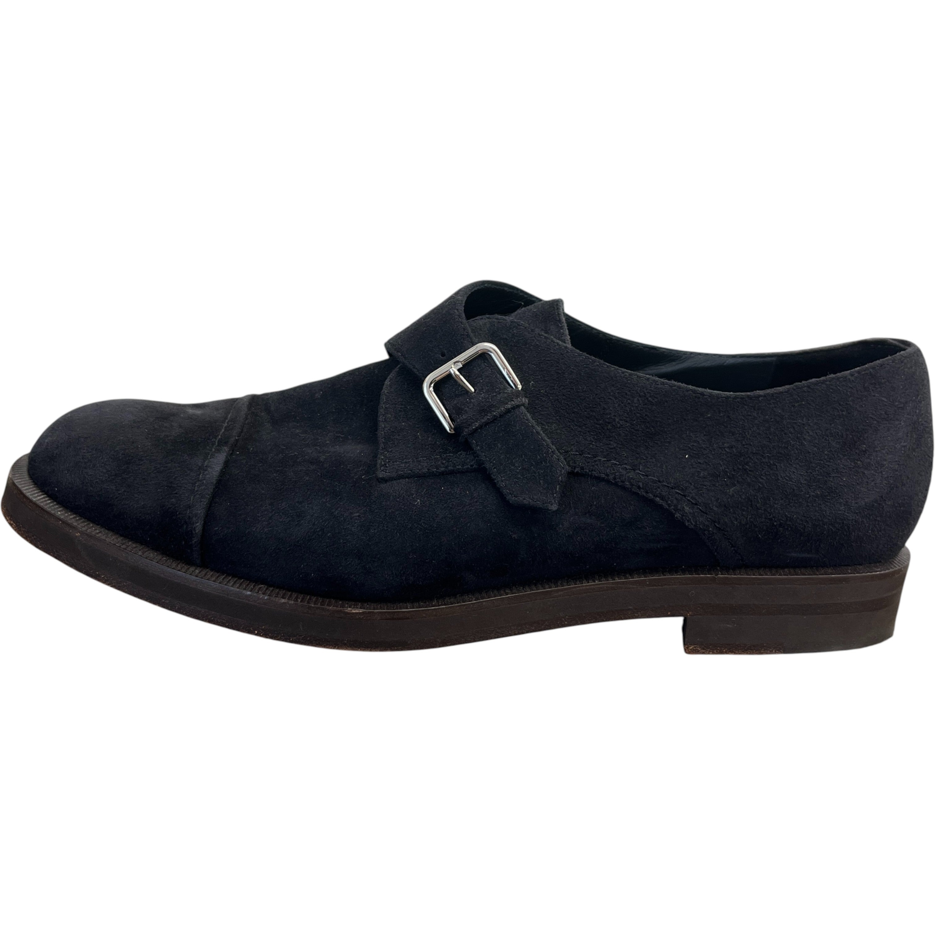 Women's Meryl Monk Strap Suede Loafers Charcoal Size EU 38.5 / UK 5.5