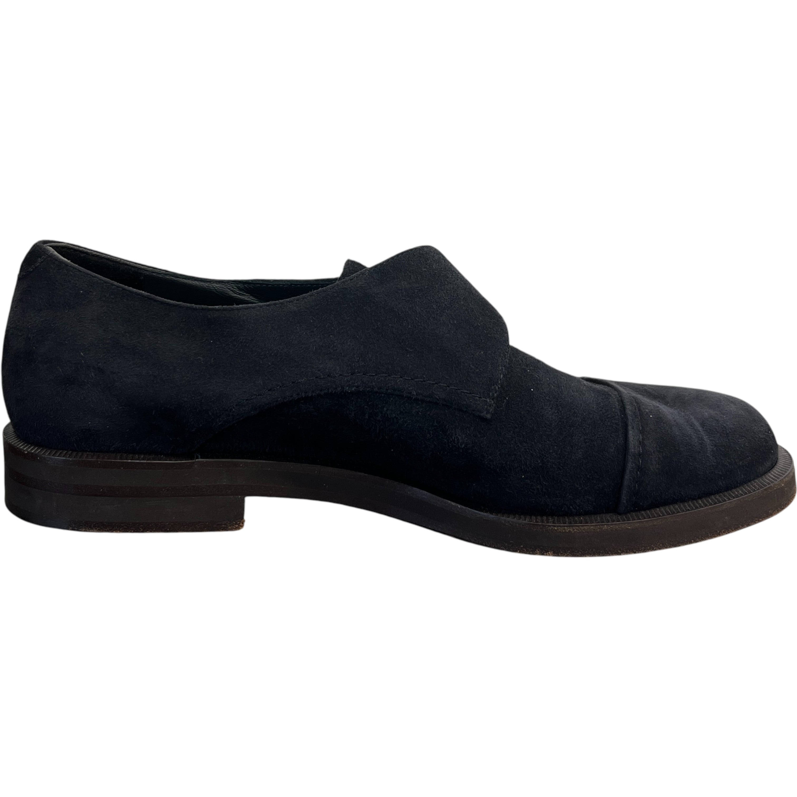 Women's Meryl Monk Strap Suede Loafers Charcoal Size EU 38.5 / UK 5.5