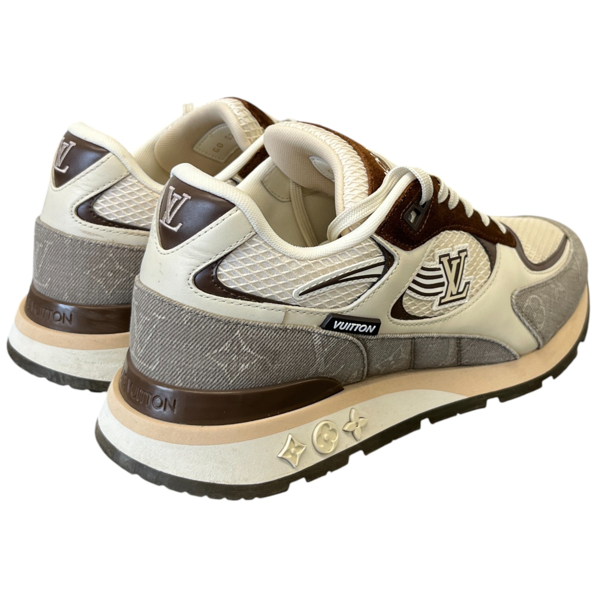 Men's Run Away Low Trainers Cream Size EU 42 / UK 8