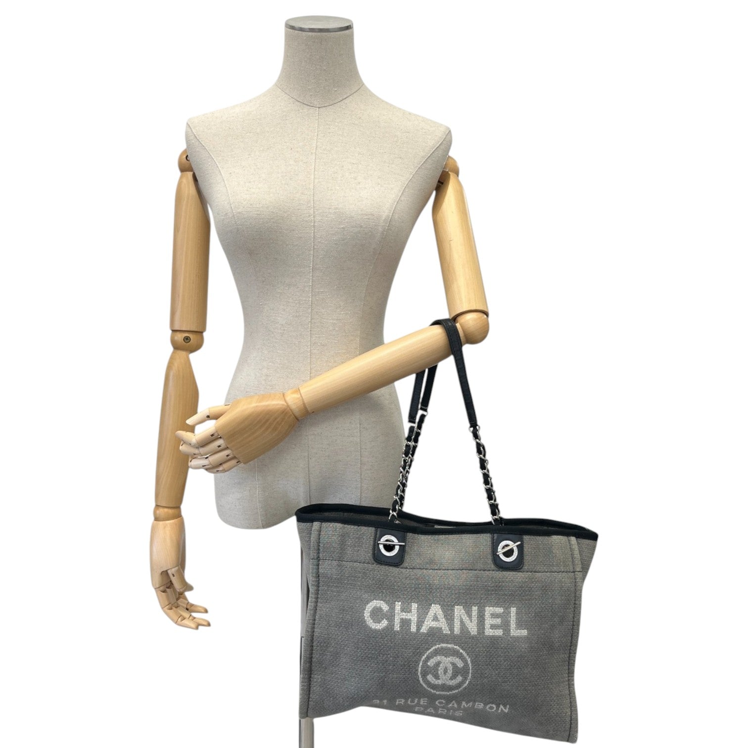 Women's Deauville Tote Handbag Grey