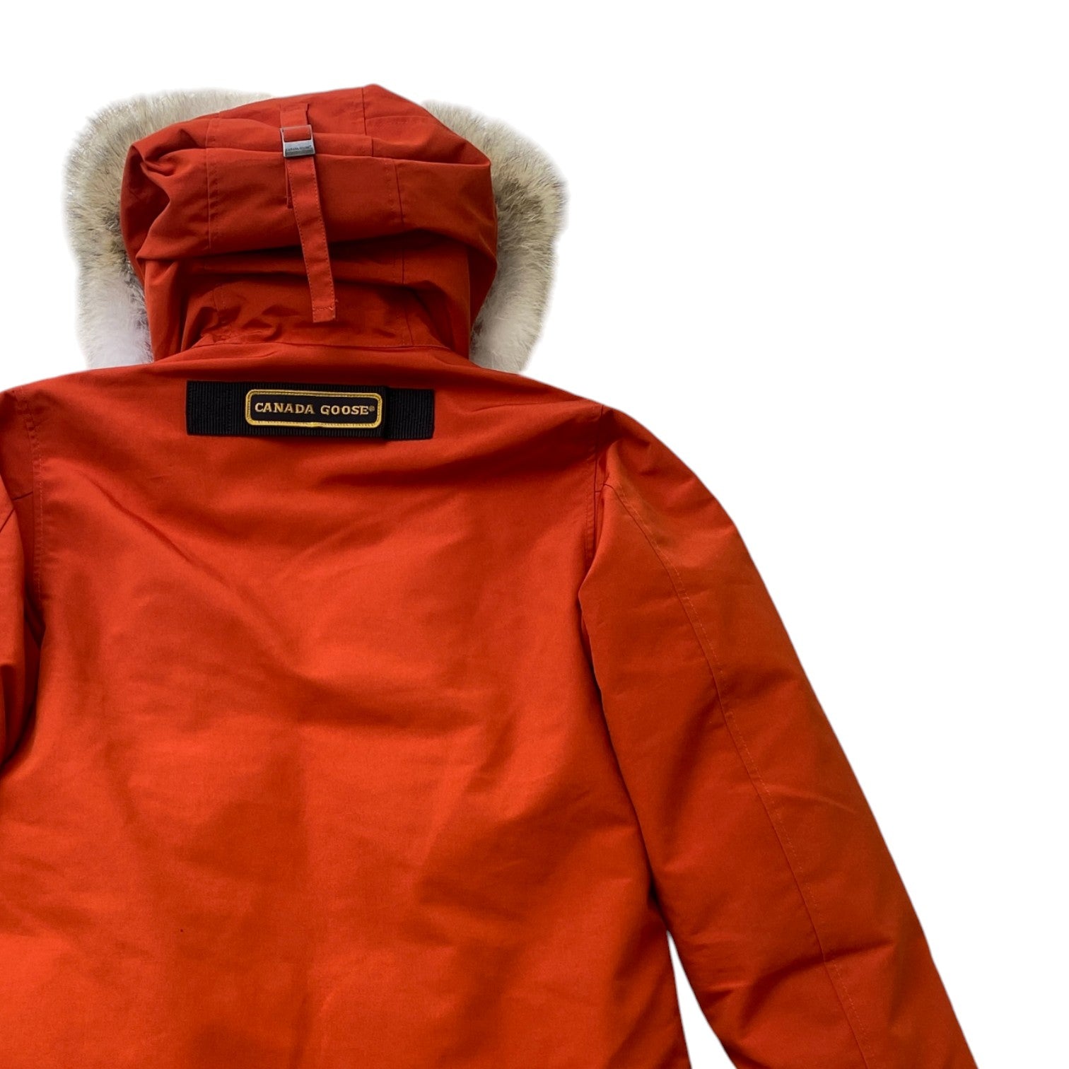 Men's Langford Parka Down Jacket Burnt Orange Size S