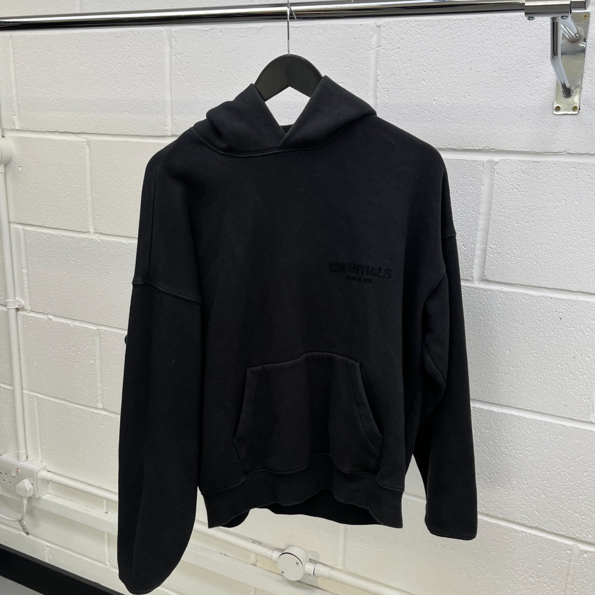 Men's Fear Of God Hoodie Black Size XS