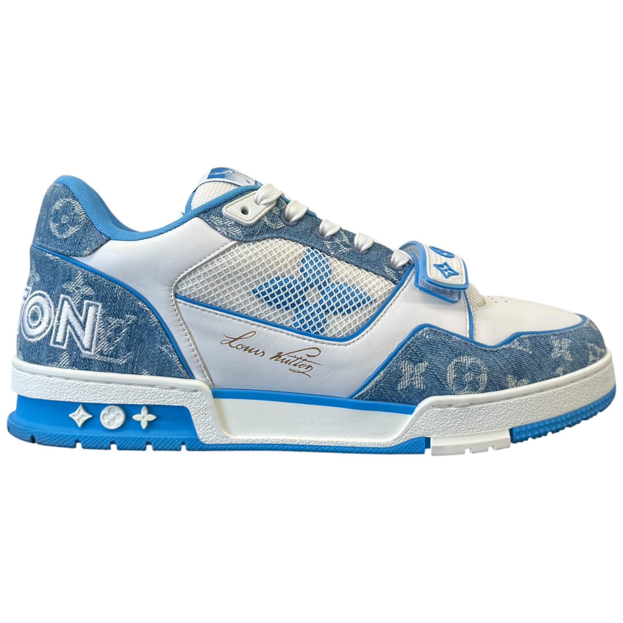 Men's Lv Low Trainers Blue Size EU 44 / UK 10