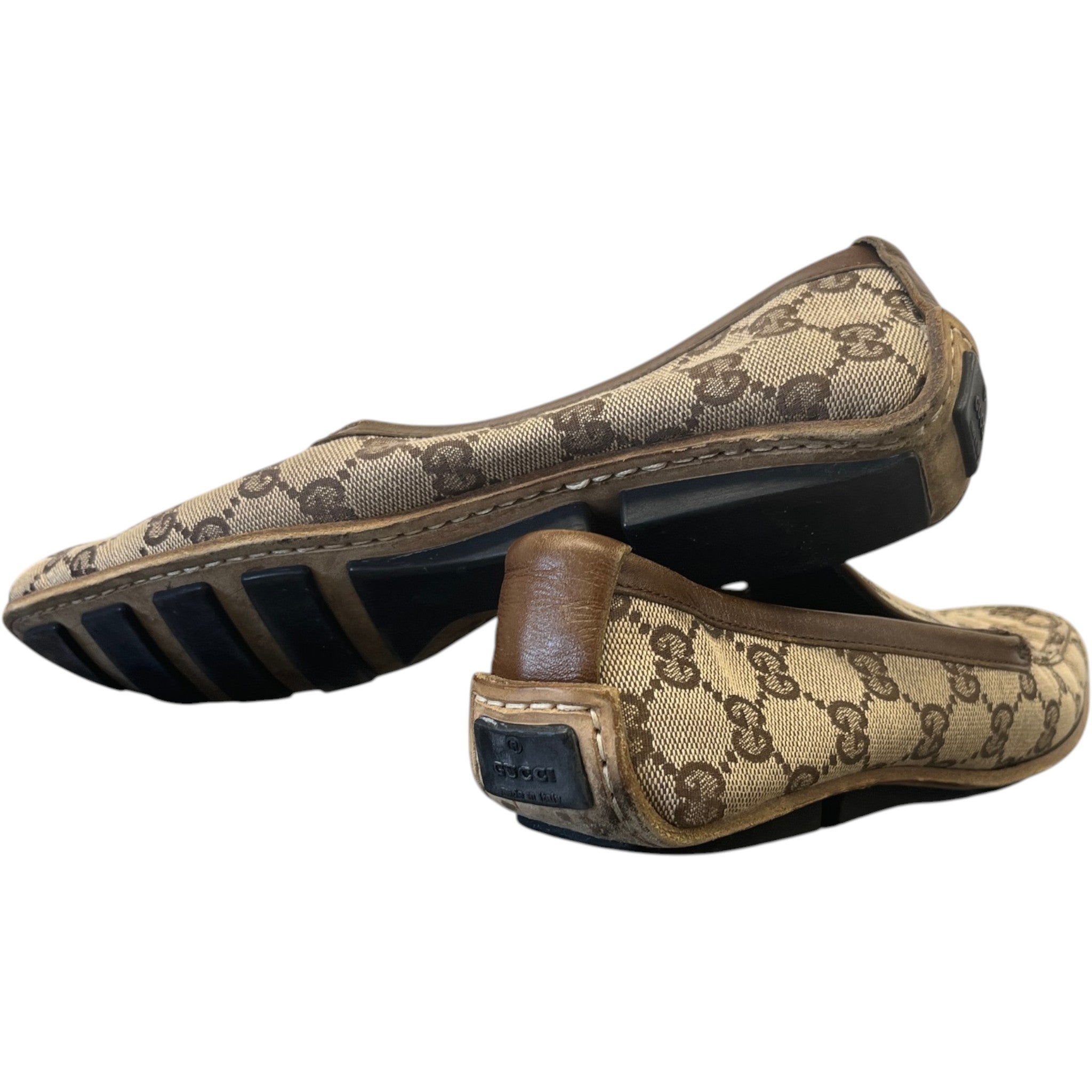Women's Gg Supreme Loafers Beige Size EU 38.5 / UK 5.5